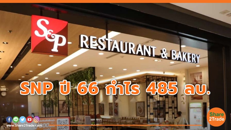 SNP ปี 66 กำไร 485 ลบ.