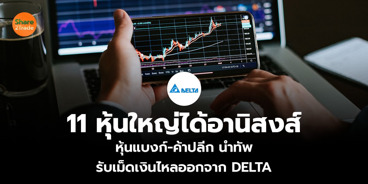 11 หุ้นใหญ่ได้อานิสงส์  หุ้นแบงก์-ค้าปลีก นำทัพ  รับเม็ดเงินไหลออกจาก DELTA