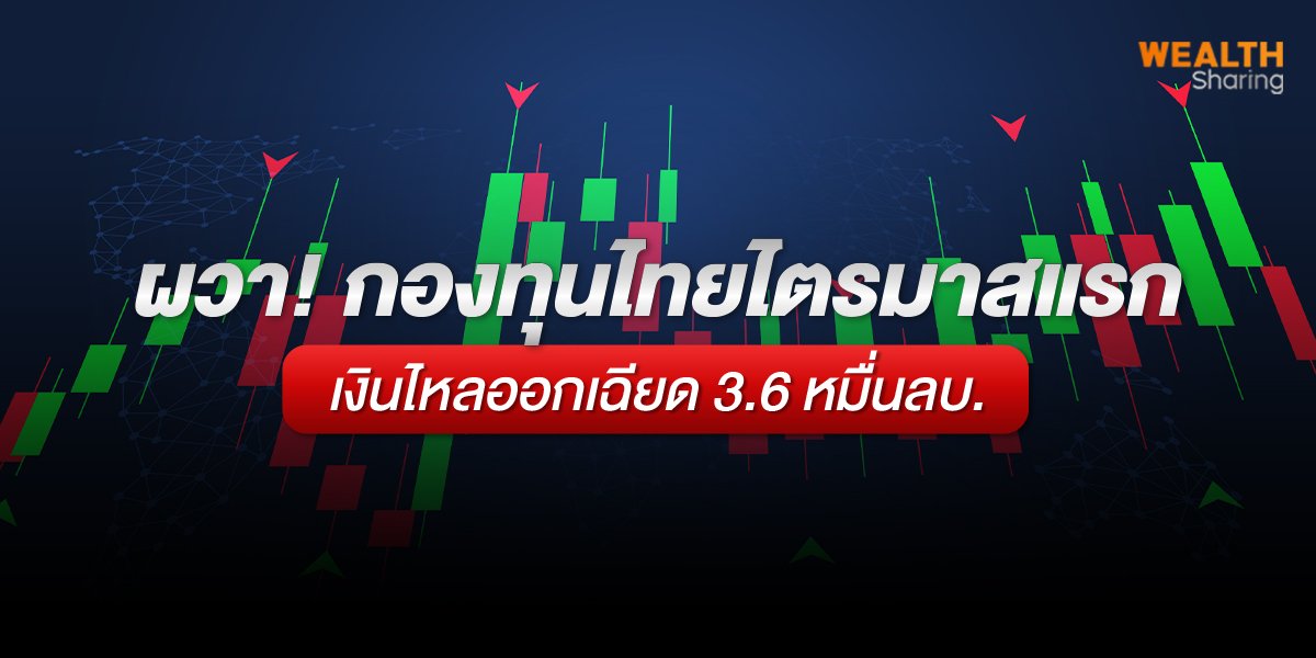 ผวา! กองทุนไทยไตรมาสแรก เงินไหลออกเฉียด 3.6 หมื่นลบ.