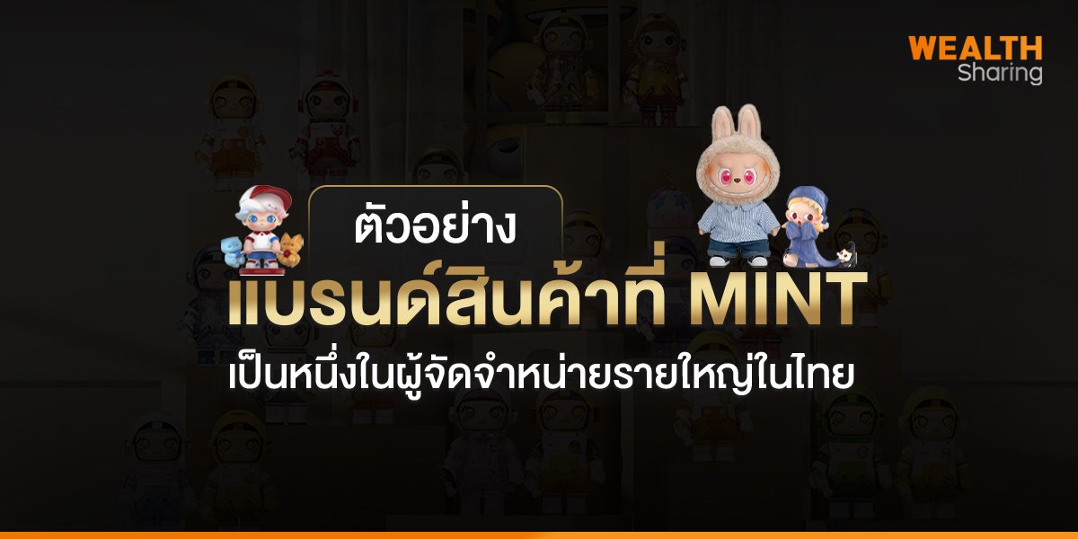 ตัวอย่างแบรนด์สินค้าที่ MINT เป็นหนึ่งในผู้จัดจำหน่ายรายใหญ่ในไทย