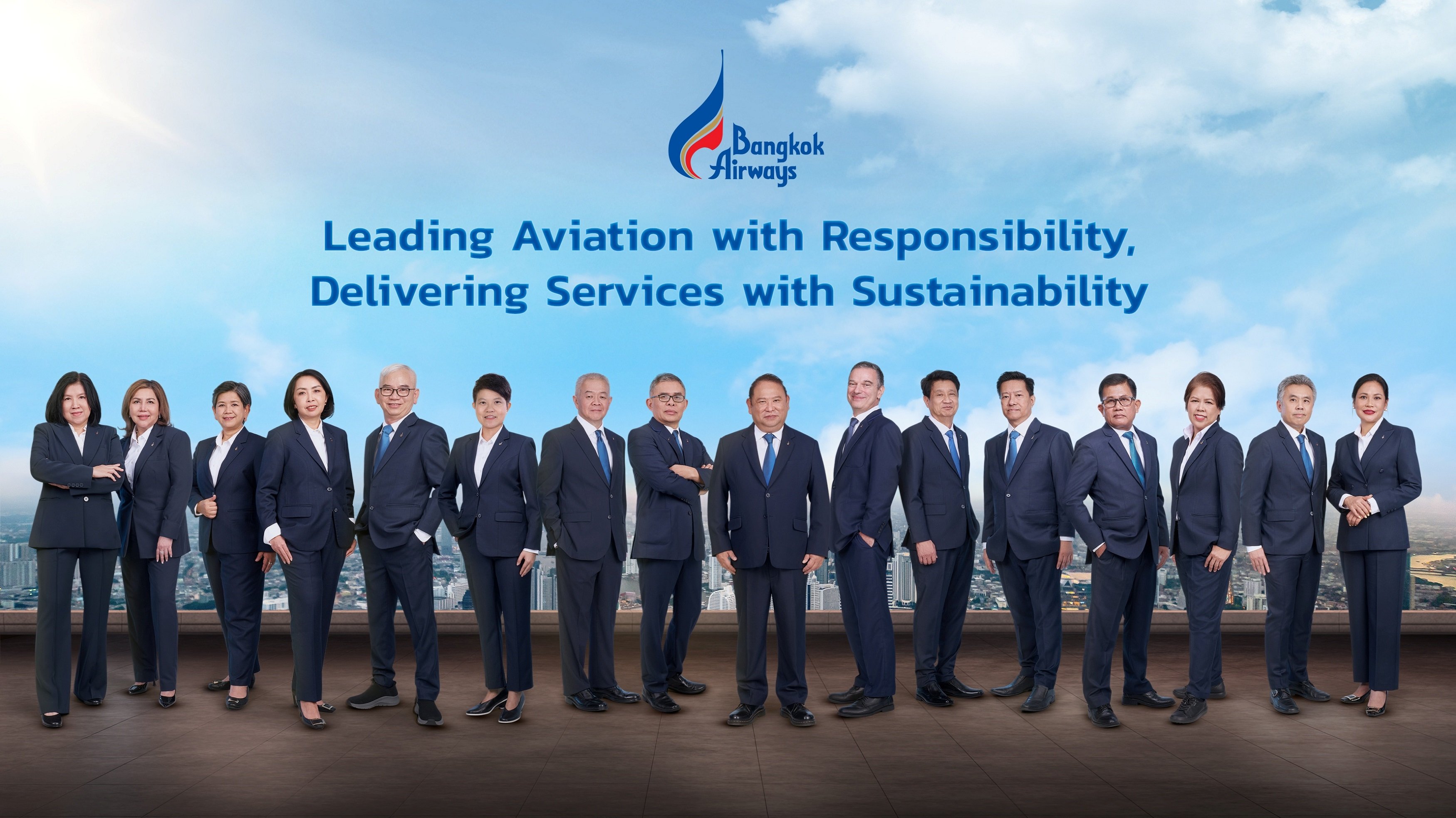 บางกอกแอร์เวย์สประกาศวิสัยทัศน์ใหม่ “Leading Aviation with Responsibility, Delivering Services with Sustainability”