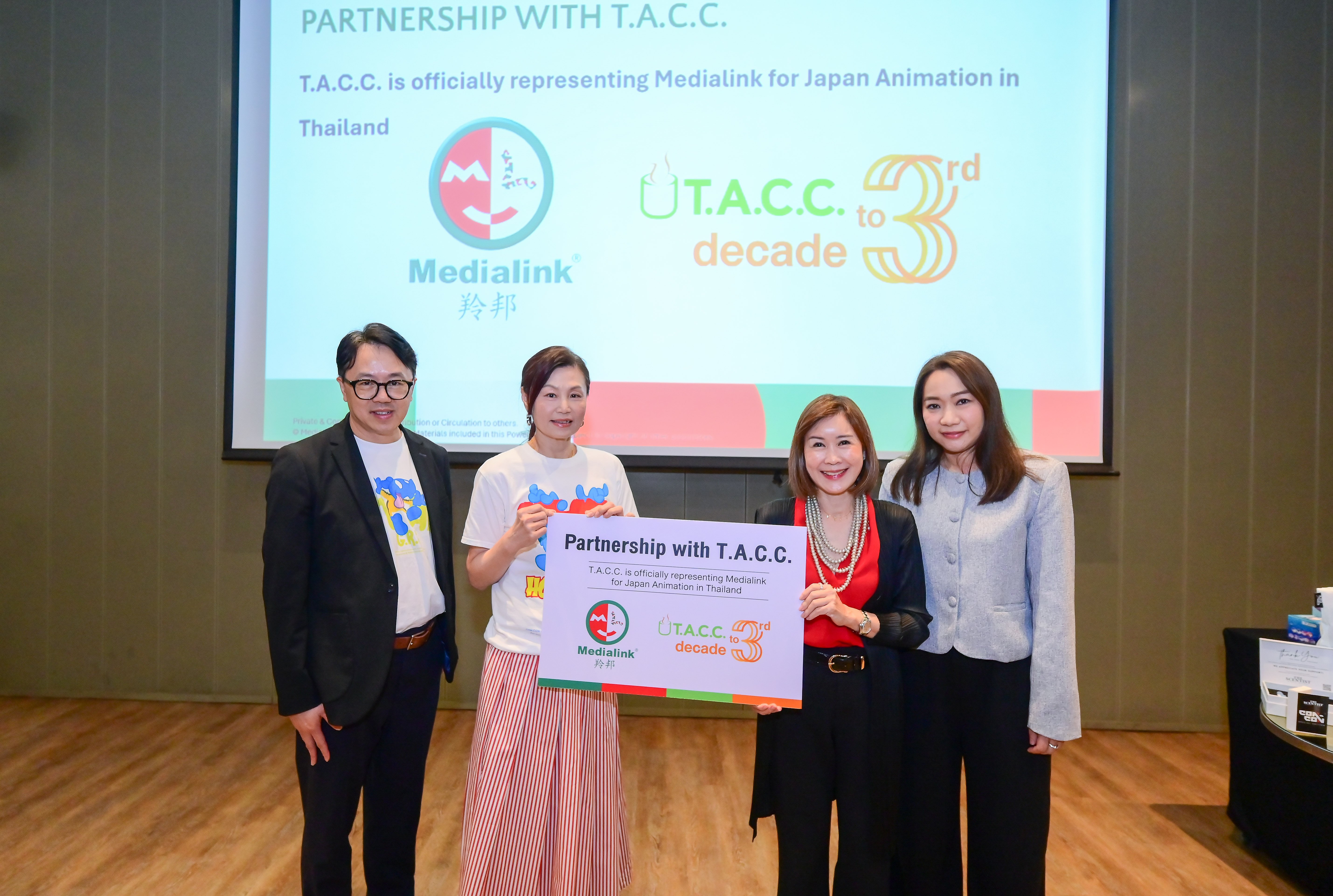 TACC ผนึก Medialink รับแต่งตั้งตัวแทนบริหาร อนิเมะ อย่างเป็นทางการในประเทศไทย