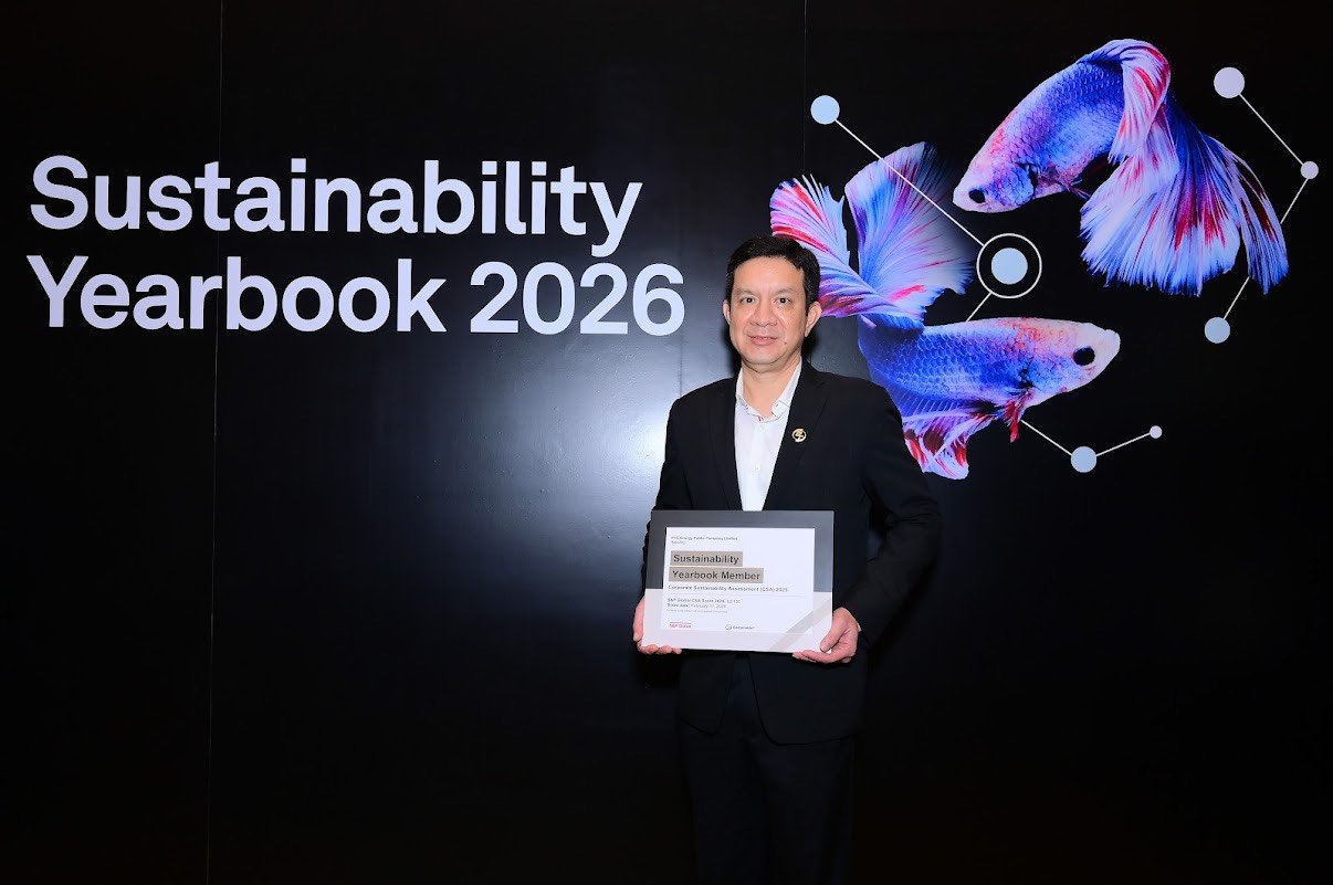 PTG ก้าวสู่เวทีความยั่งยืนระดับโลก คว้ารางวัล จาก S&P Global Sustainability Yearbook 2026