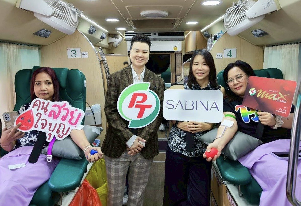 PTG -ศิริราช เปิดรับบริจาคเลือดจาก SABINA ต่อยอดโครงการ “Social Innovation” ปี 2