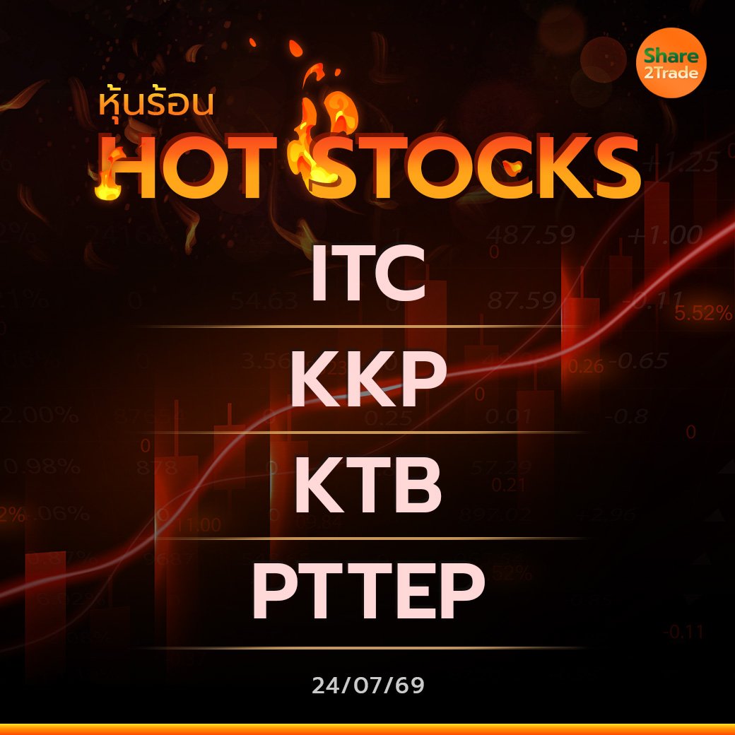 Hot Stocks ประจำวันที่ 24/07/2569