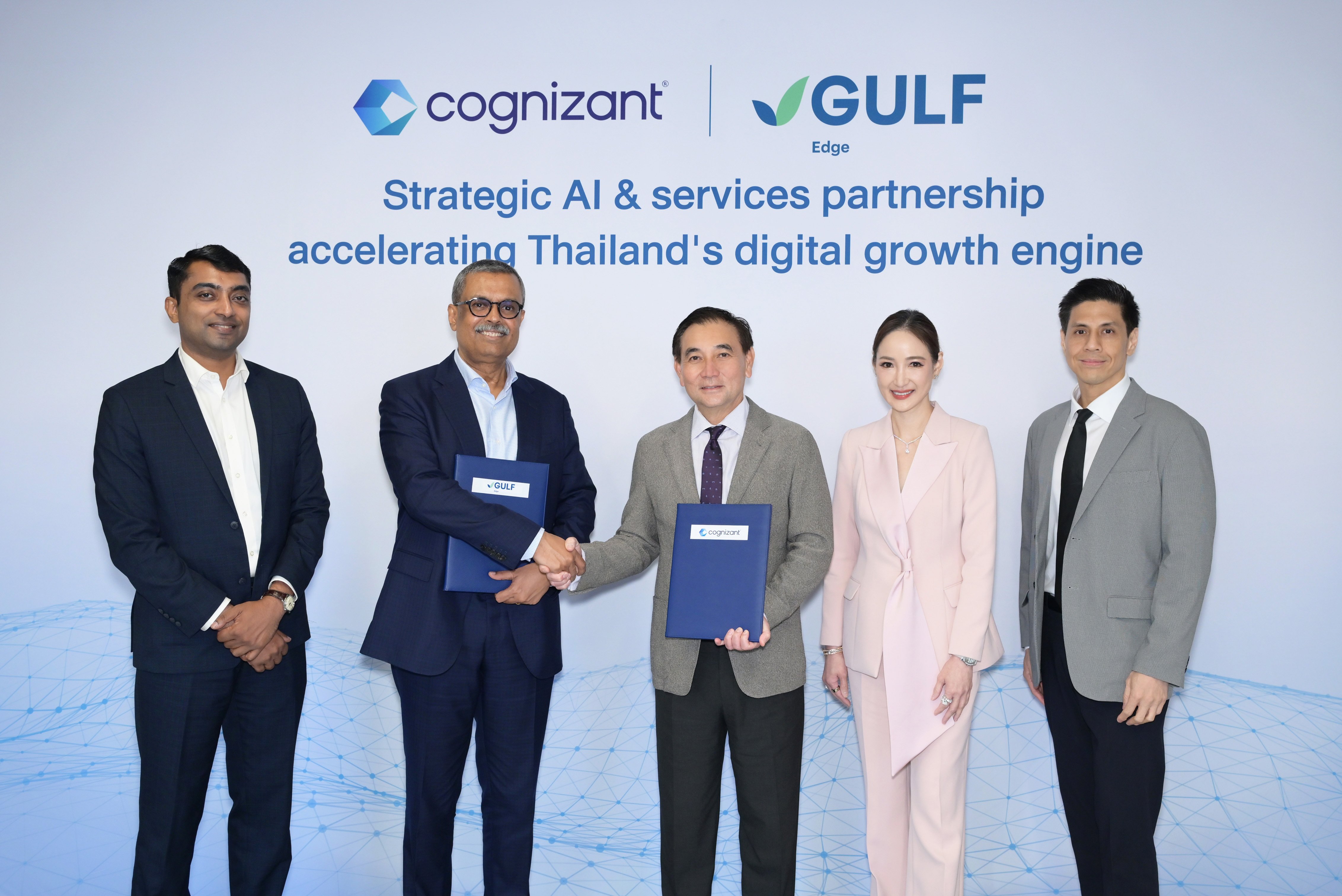 GULF จับมือ ค็อกนิแซนท์ ประกาศความร่วมมือเชิงกลยุทธ์ด้าน AI และบริการ เร่งขับเคลื่อนการเปลี่ยนผ่านสู่ AI ของประเทศไทย
