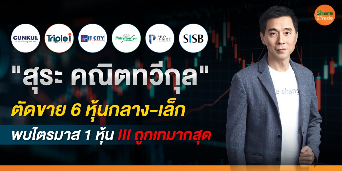 "สุระ คณิตทวีกุล" ตัดขาย 6 หุ้นกลาง-เล็ก พบไตรมาส 1 หุ้น III ถูกเทมากสุด