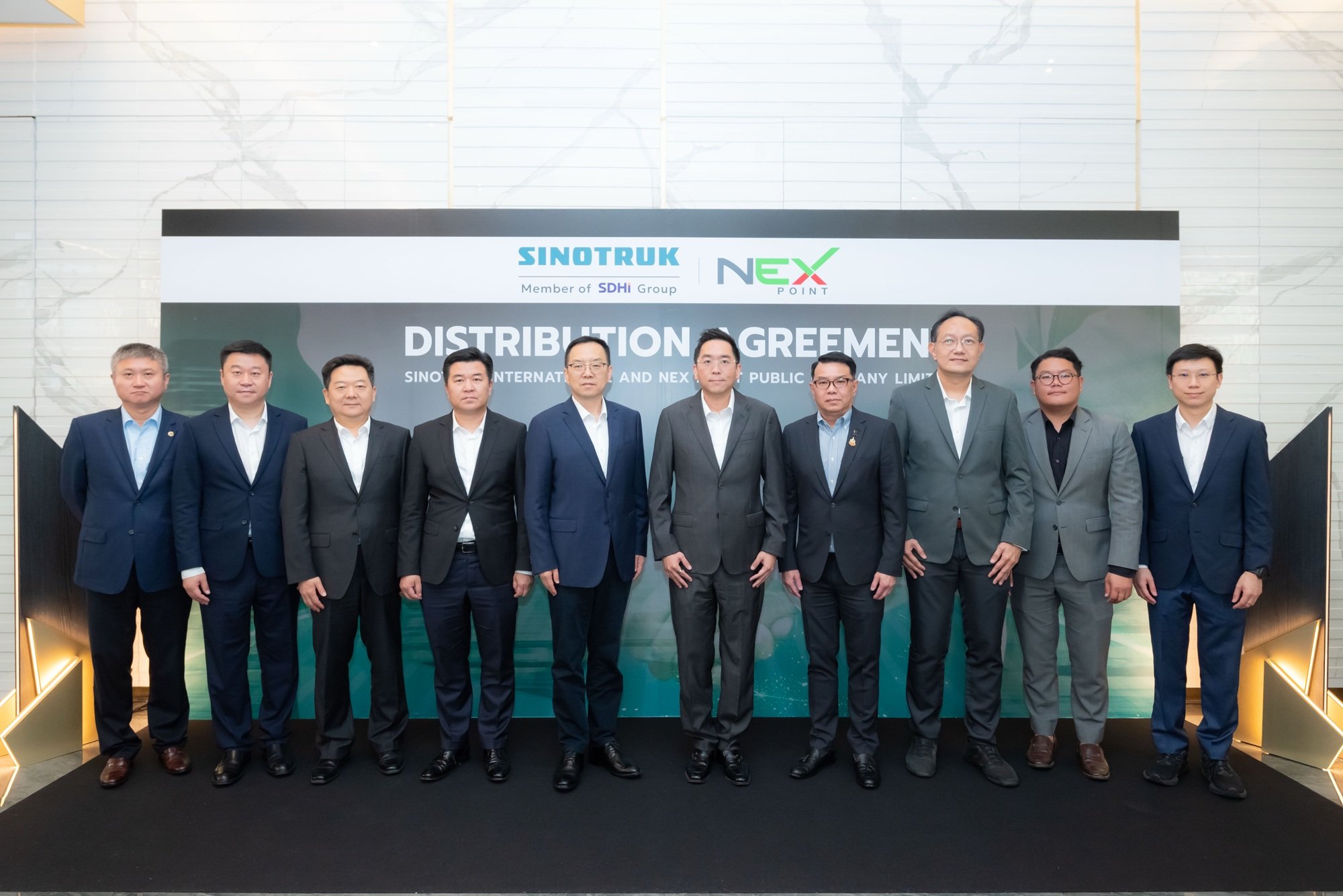 SINOTRUK แบรนด์รถบรรทุกหนักไฟฟ้าเชิงพาณิชย์ยักษ์ใหญ่ระดับโลก แต่งตั้ง NEX เป็นผู้แทนจำหน่าย Exclusive Distributor ในไทย