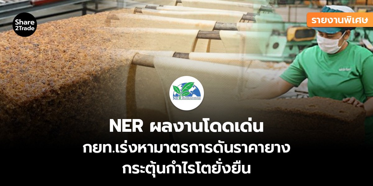 รายงานพิเศษ : NER ผลงานโดดเด่น กยท.เร่งหามาตรการดันราคายาง กระตุ้นกำไรโตยั่งยืน