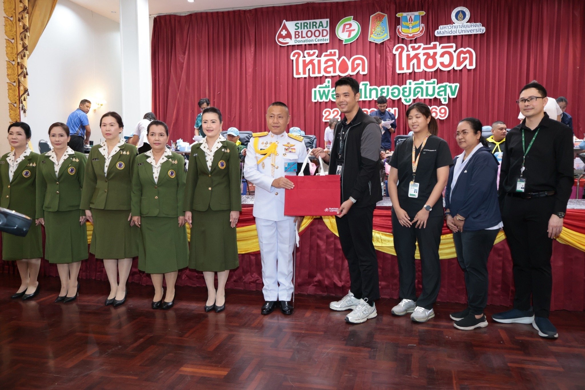 PTG สร้างสังคมแห่งการแบ่งปัน! ผนึก ศิริราช สานต่อ “Social Innovation” ปีที่ 2  ส่งหน่วยรับบริจาคโลหิตเคลื่อนที่ ณ กองพลทหารปืนใหญ่ต่อสู้อากาศยาน