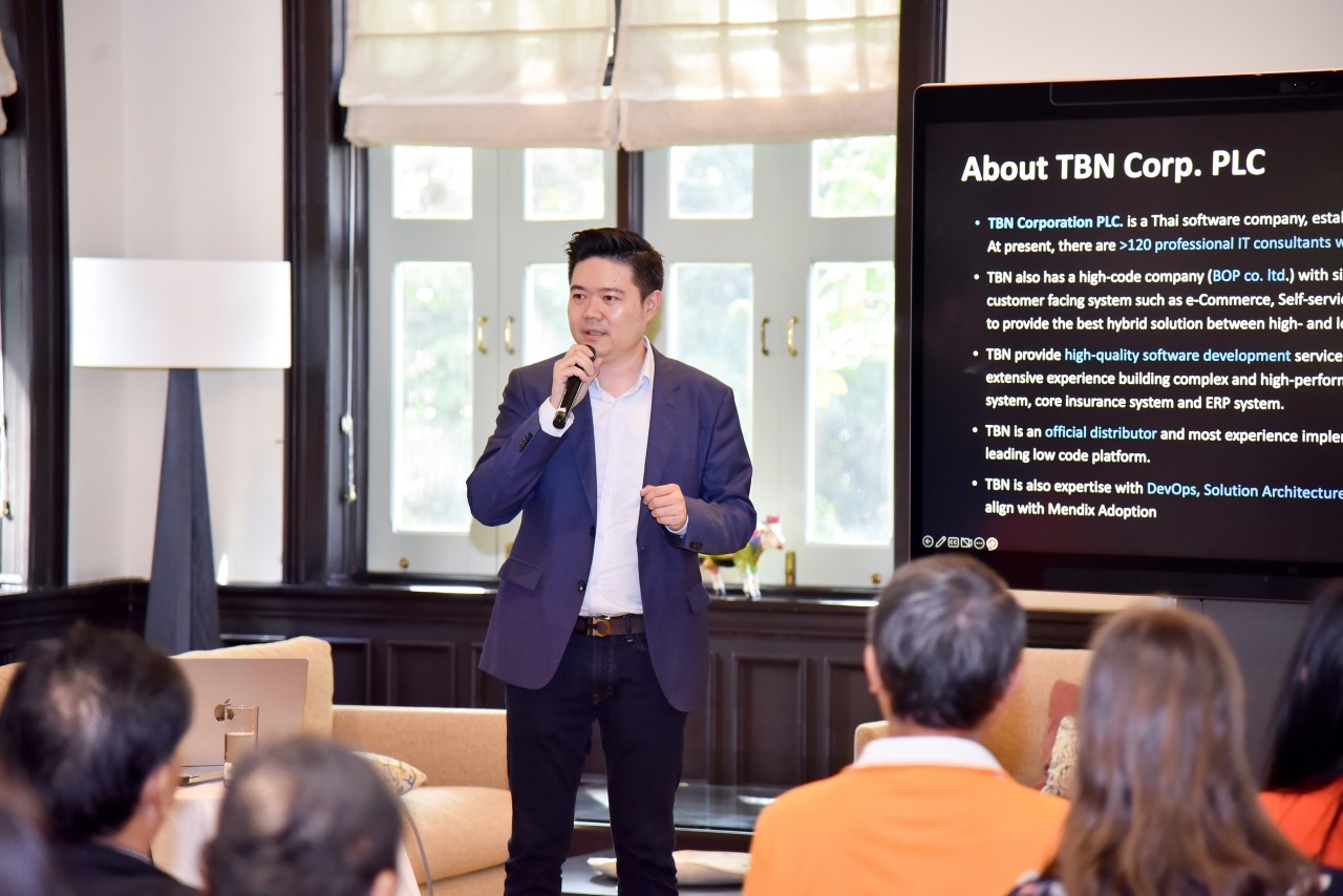 TBN ร่วมเจาะลึก Low Code กับการทรานส์ฟอร์มภาคธุรกิจไทย ในฐานะ Keynote Speaker ร่วมกับสมาคมศิษย์เก่าเนเธอร์แลนด์