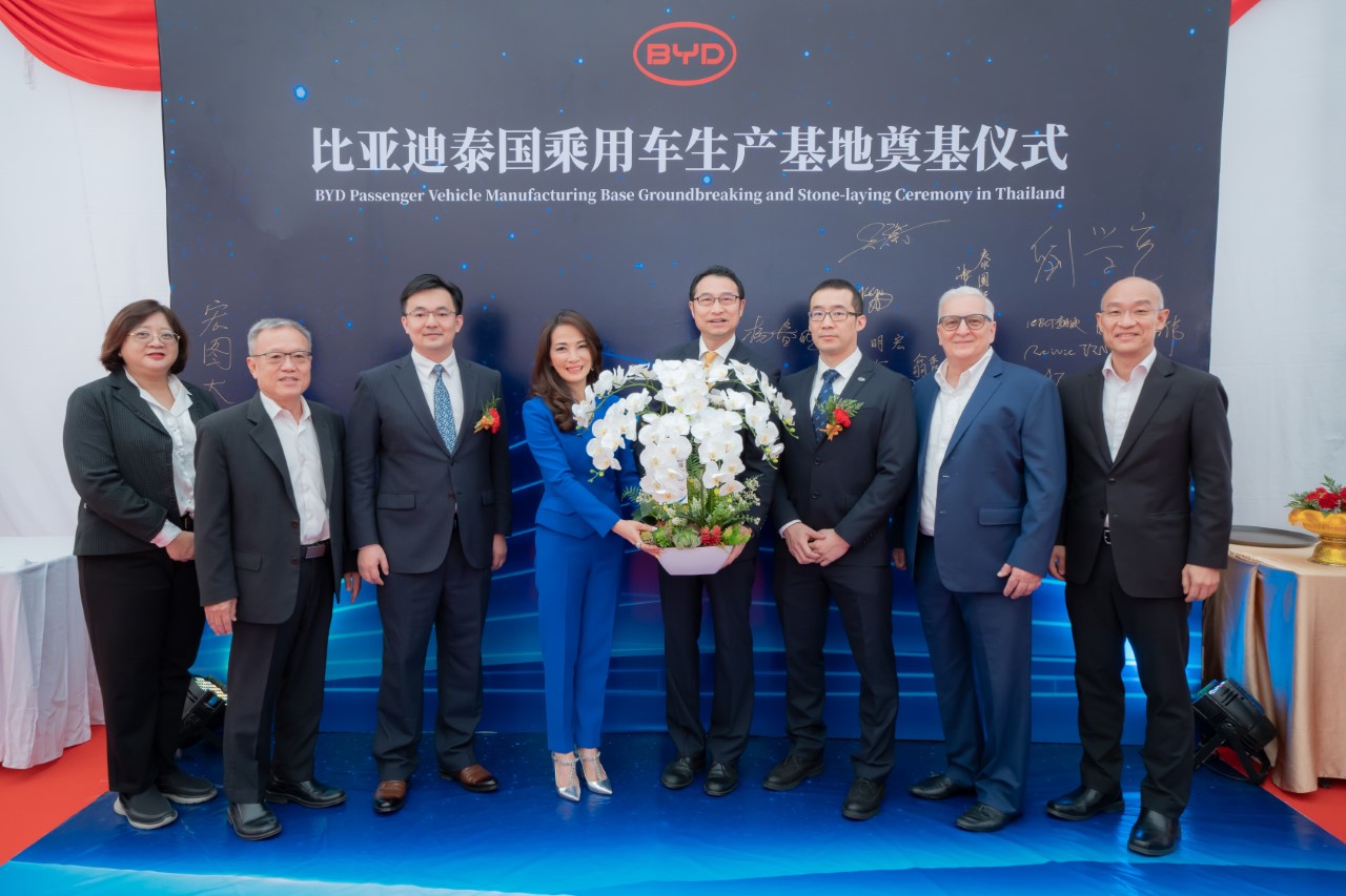 WHA Group ร่วมแสดงความยินดี BYD วางศิลาฤกษ์โรงงานผลิตรถยนต์พลังงานใหม่แห่งแรกในอาเซียน