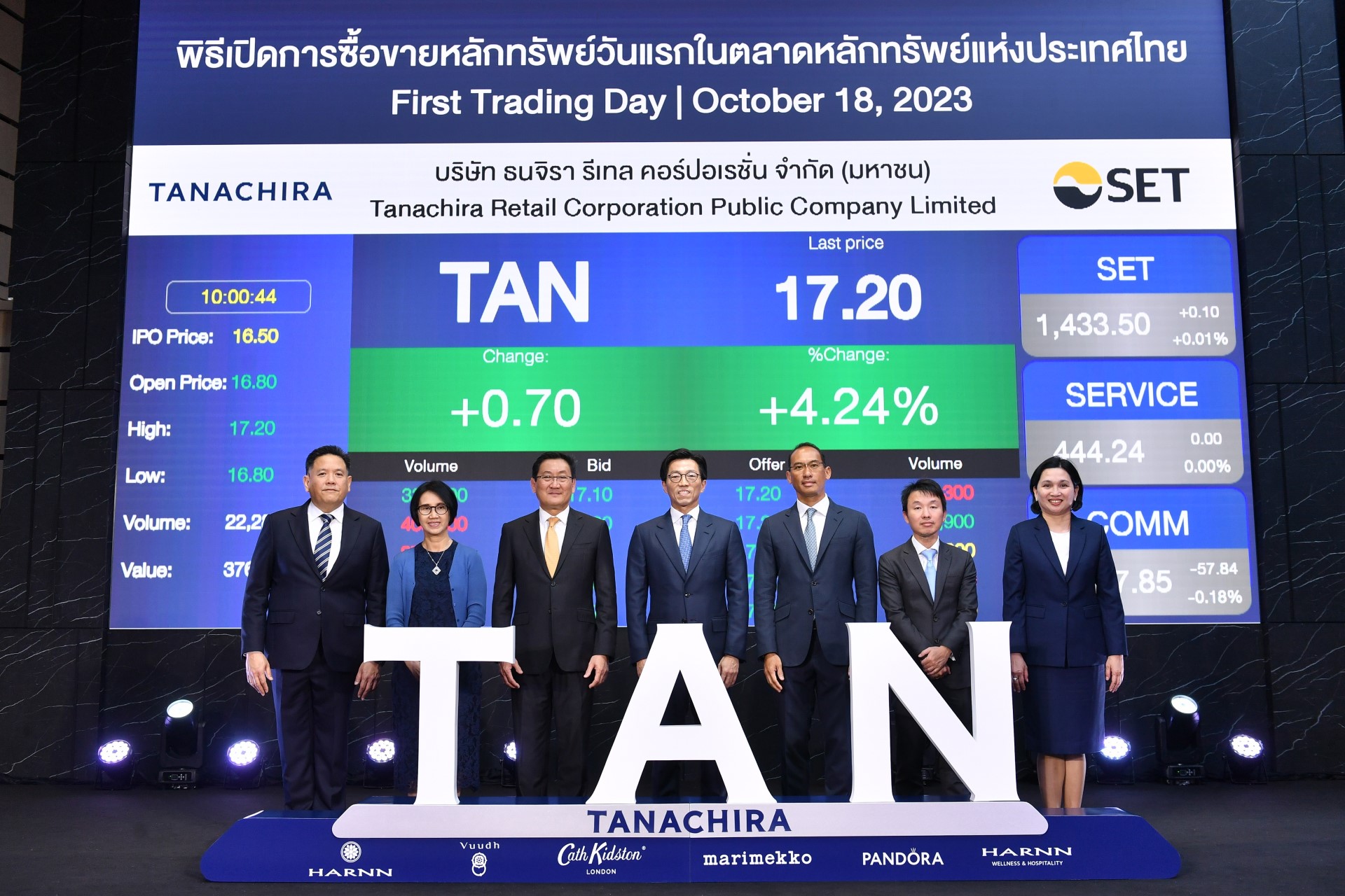 TAN เริ่มซื้อขายในตลาดหลักทรัพย์ฯ วันแรก.jpg