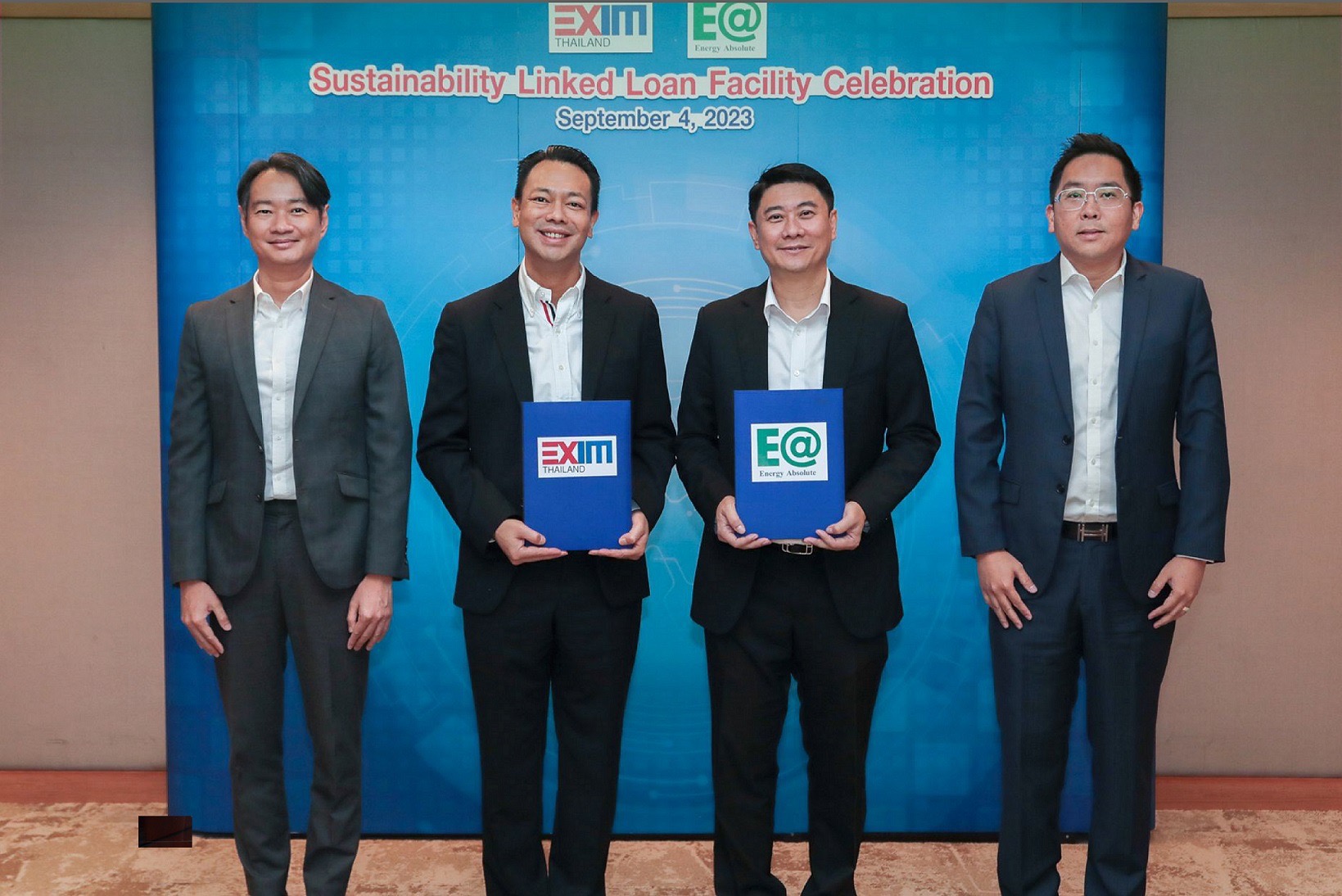 EA ลงนามสินเชื่อเงินกู้ระยะยาว Sustainability Linked Loan (SLL) มูลค่า 500 ล้านบาท ร่วมกับ EXIM BANK ลุยธุรกิจพลังงานสะอาด พร้อมเดินหน้าสู่เป้าหมาย Net Zero Emission