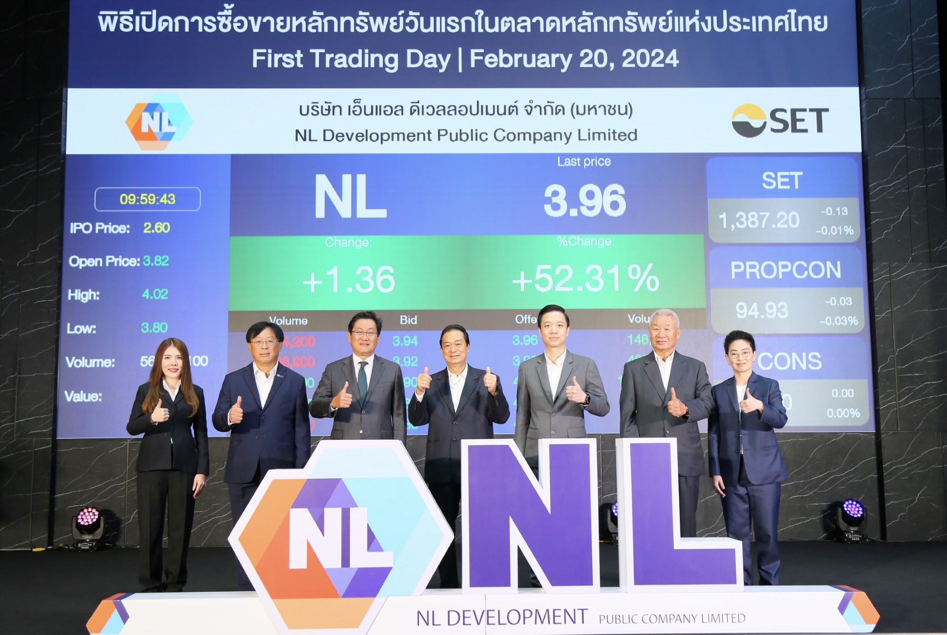 thumbnail_NL เริ่มซื้อขายในตลาดหลักทรัพย์ฯ วันแรก.jpg