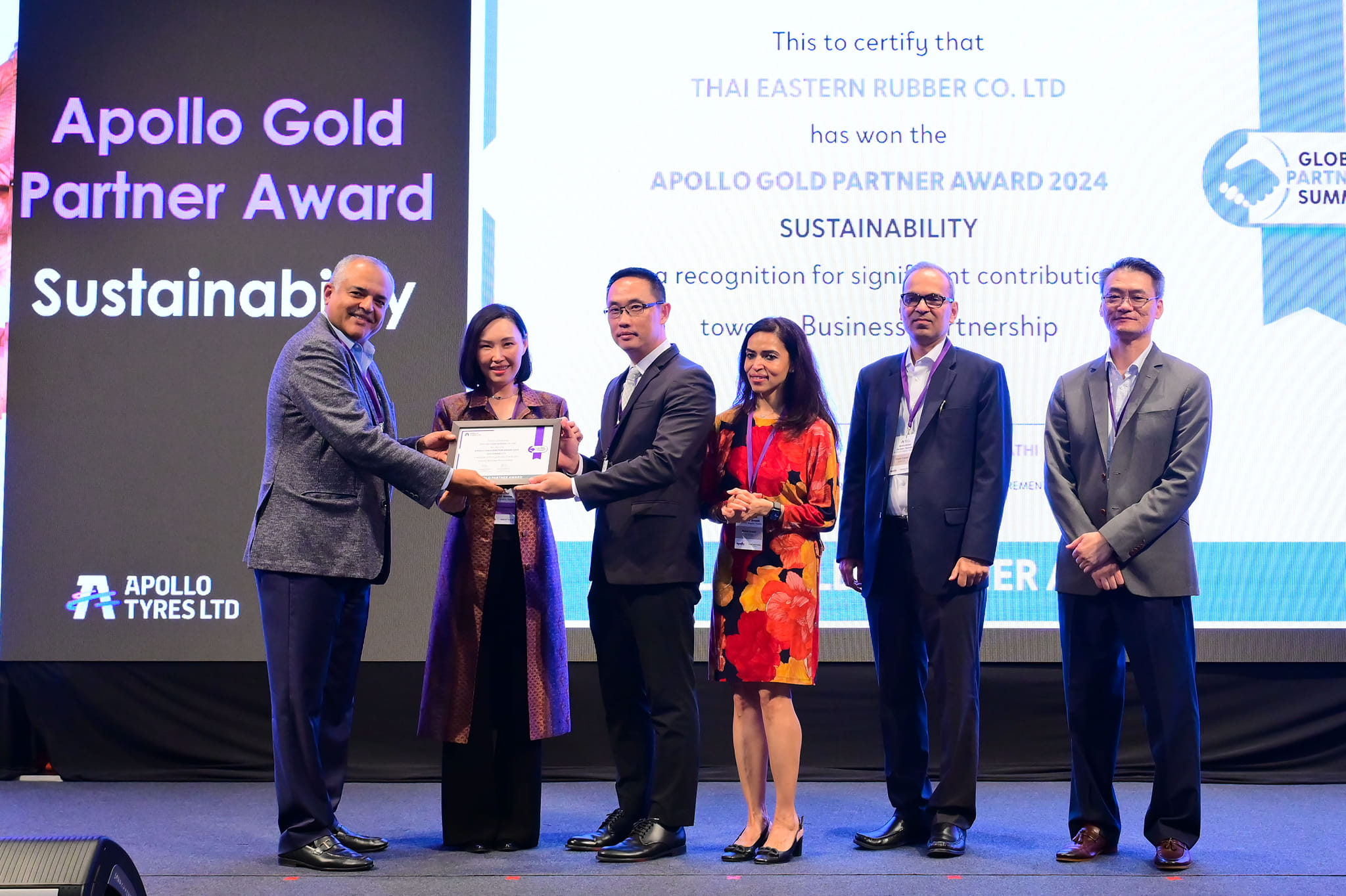 TEGH คว้ารางวัล Apollo Gold Partner Award 2024