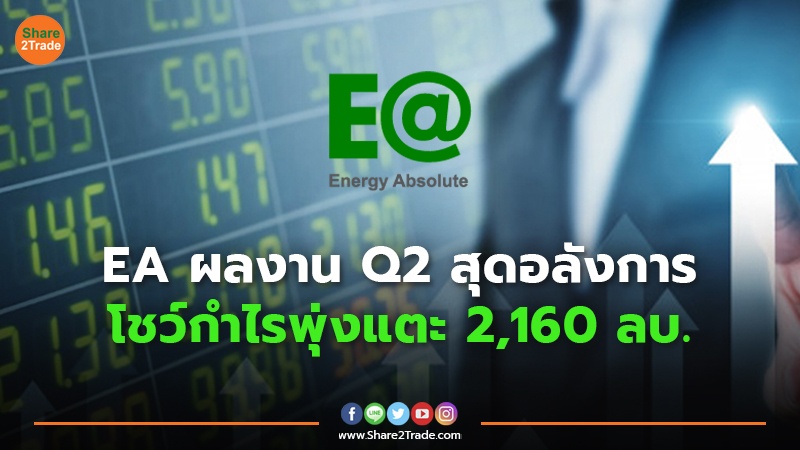 EA ผลงาน Q2 สุดอลังการ โชว์กำไรพุ่งแตะ 2,160 ลบ.