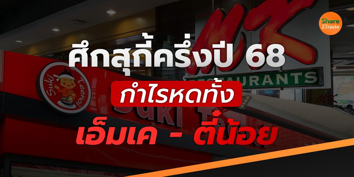 ศึกสุกี้ครึ่งปี 68 กำไรหดทั้งเอ็มเค – ตี๋น้อย