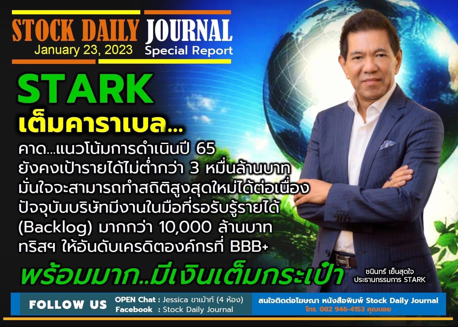 STOCK DAILY JOURNAL “Special Report : STARK”