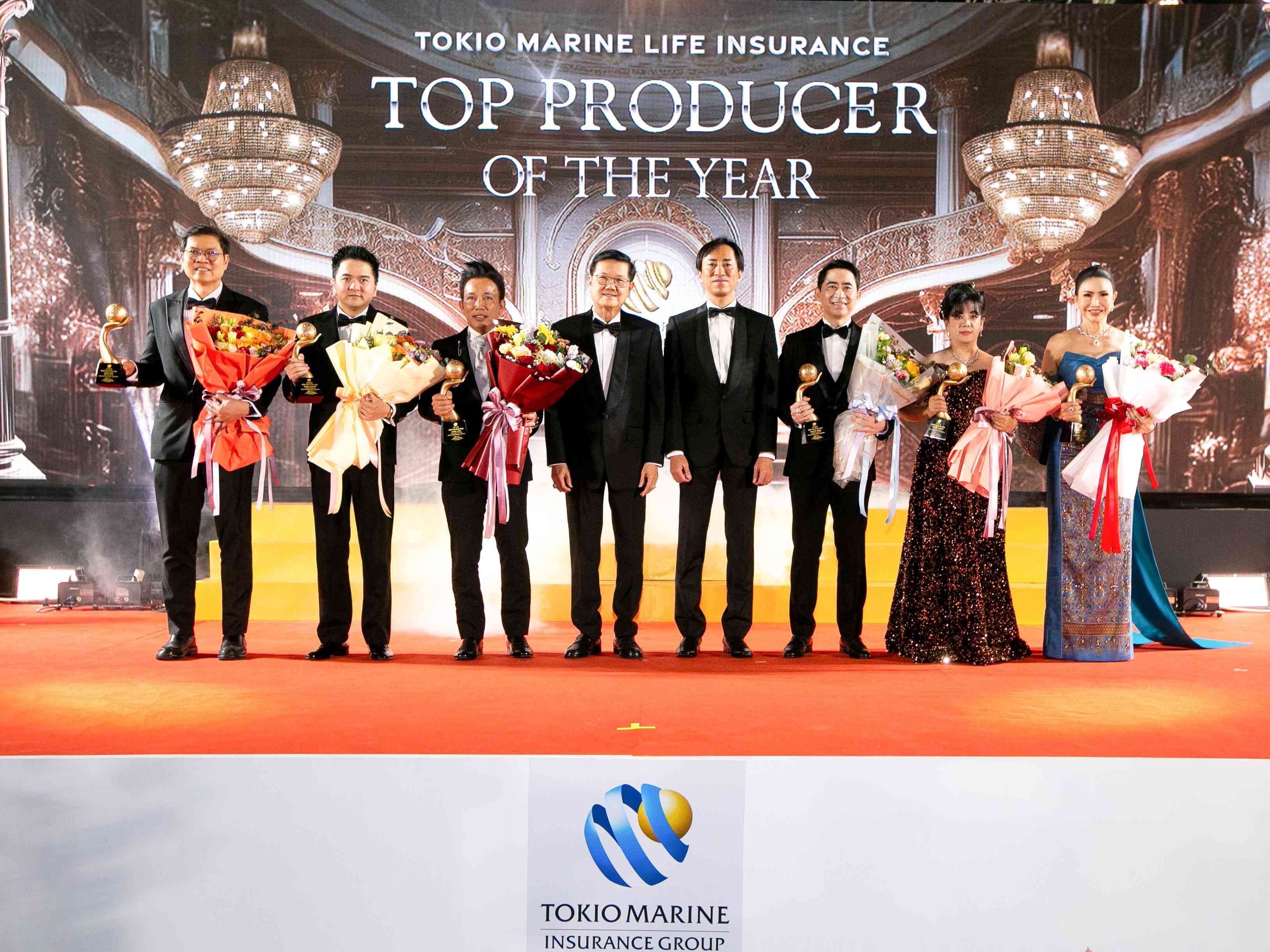 โตเกียวมารีนประกันชีวิต จัดพิธีมอบรางวัลประจำปี TOP OF THE YEAR 2024