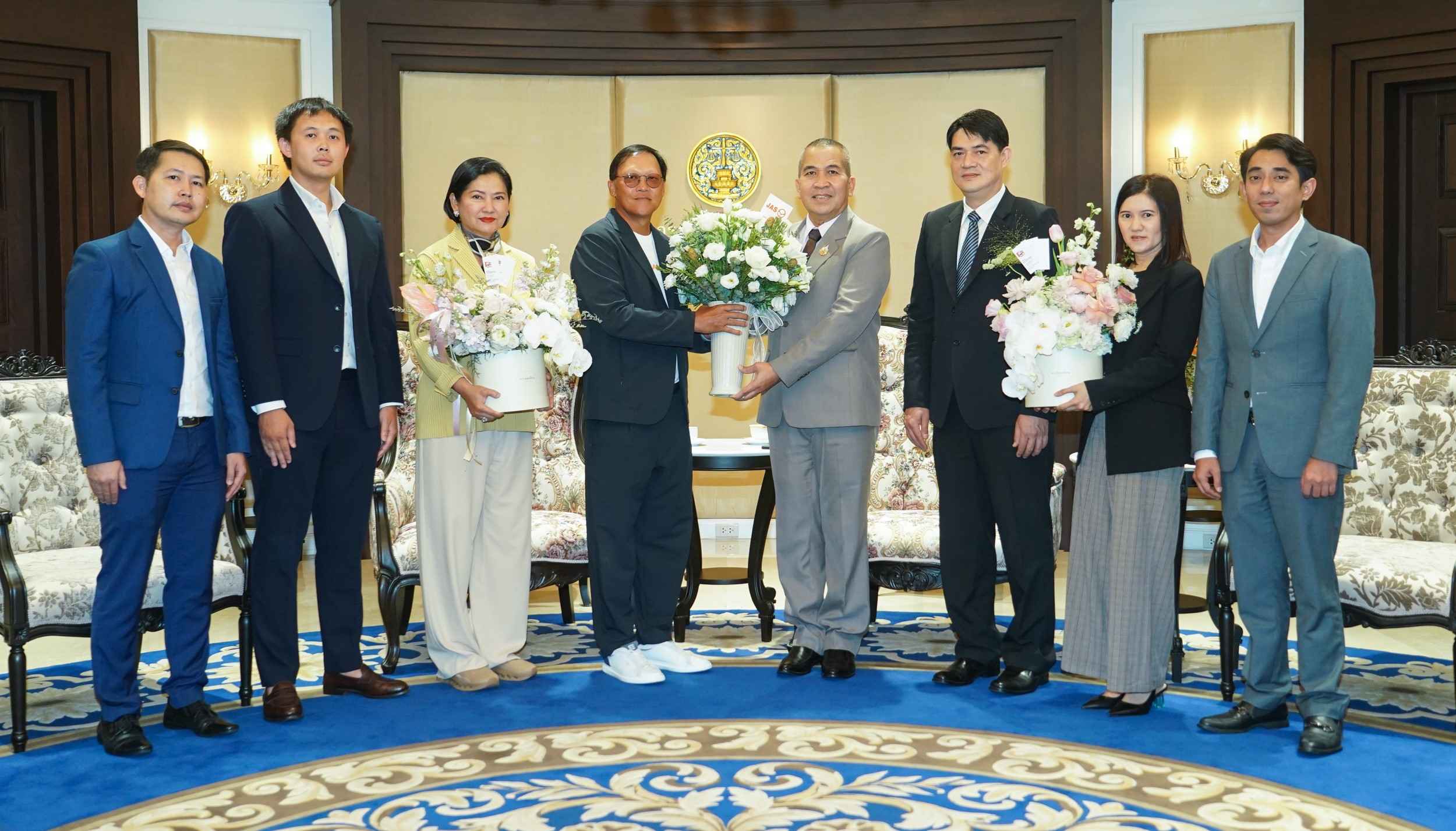 “JAS-MONO” เข้าแสดงความยินดีรัฐมนตรีกระทรวงยุติธรรม