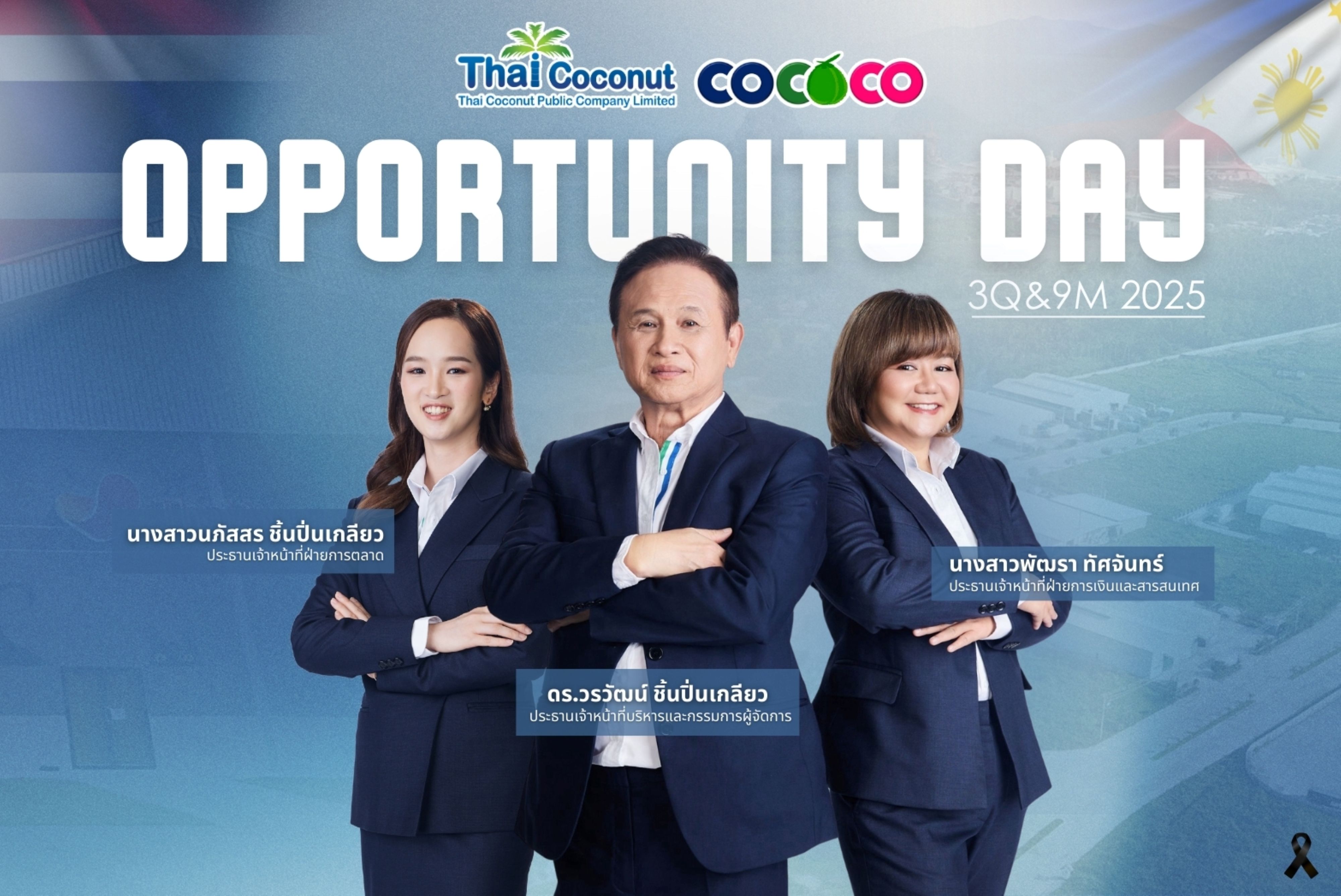 COCOCO ร่วมงาน OppDay เปิดกลยุทธ์เติบโตระยะยาว รับอานิสงส์สหรัฐฯ ยกเว้นภาษีนำเข้า
