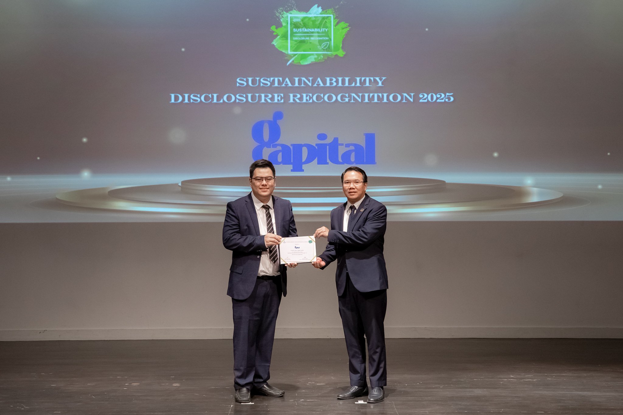 GCAP สุดปลื้มรับรางวัลเกียรติคุณ Sustainability Disclosure Award ประจำปี 2568