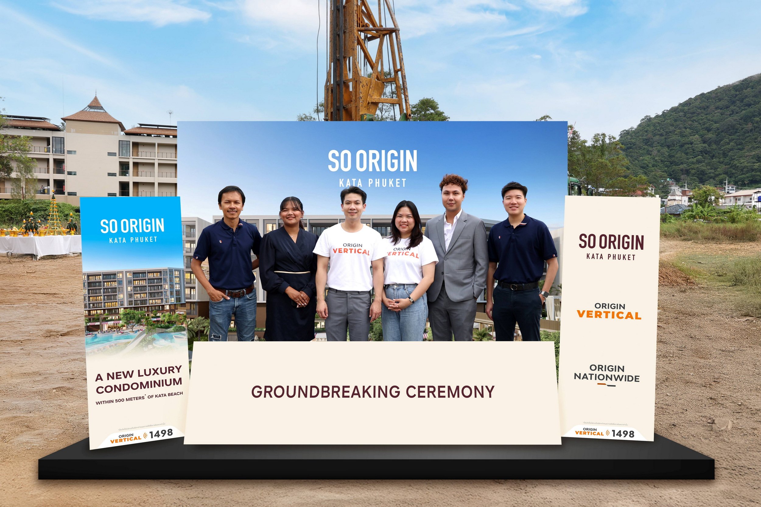 ออริจิ้น เวอร์ติเคิล เบิกฤกษ์ดีจัดพิธีลงเสาเอกโครงการ “SO Origin Kata” บนทำเลศักยภาพใจกลางหาดกะตะ - ภูเก็ต