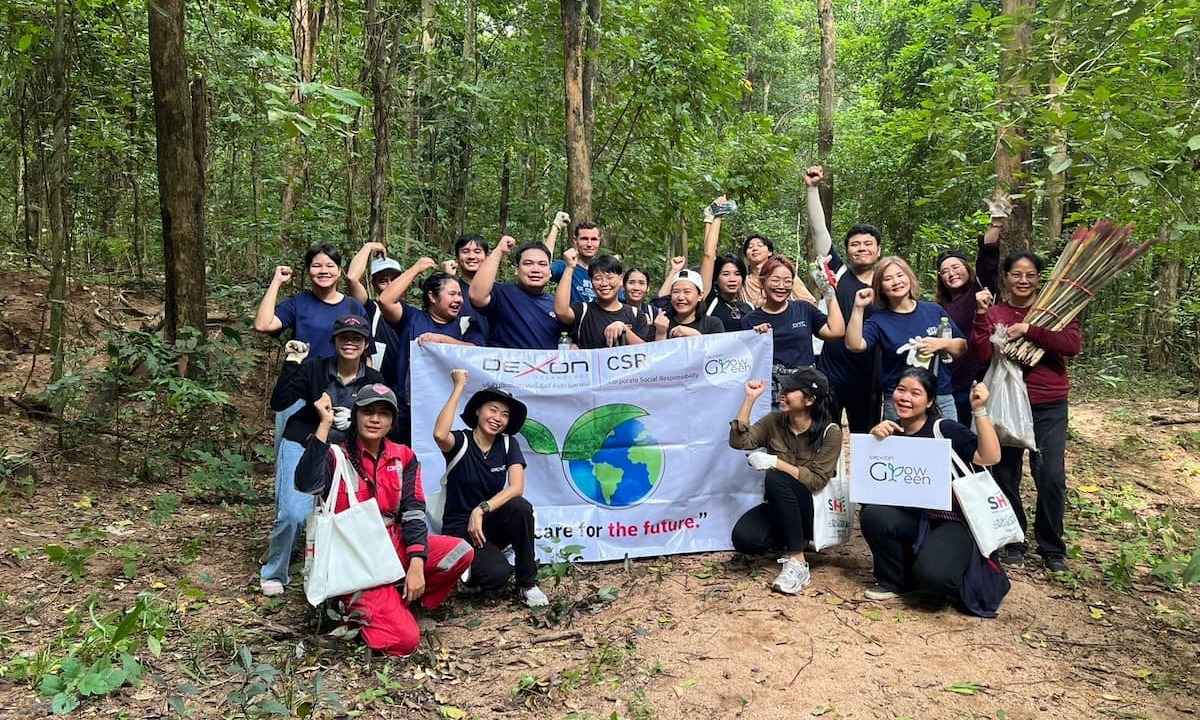 DEXON จับมือชุมชนปกป้องผืนป่าระยอง สร้างแนวกันไฟ ฟื้นฟูป่าห้วยมะหาดจากวิกฤตไฟป่า