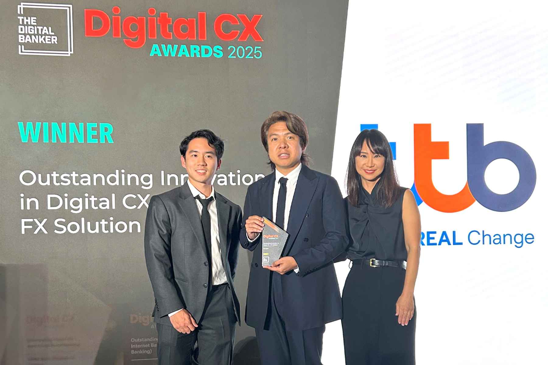 TTB คว้ารางวัล Outstanding Innovation in Digital CX - FX Solution จากเวที Digital CX Award 2025 ตอกย้ำผู้นำด้านนวัตกรรมโซลูชันการเงินระหว่างประเทศ