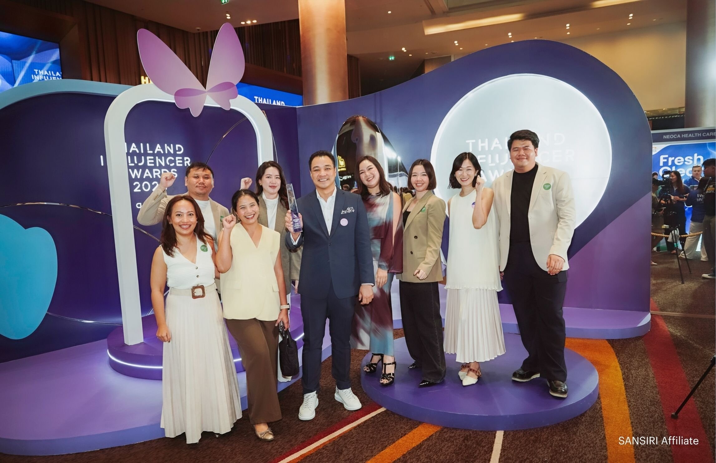 แสนสิริ ประสบความสำเร็จ กลุยทธ์ “Sansiri Affiliate” หนึ่งเดียวอสังหาฯ ไทย ในเวที Thailand Influencer Awards 2025 ตอกย้ำ Trendsetter ผู้นำธุรกิจอสังหาริมทรัพย์ไทย