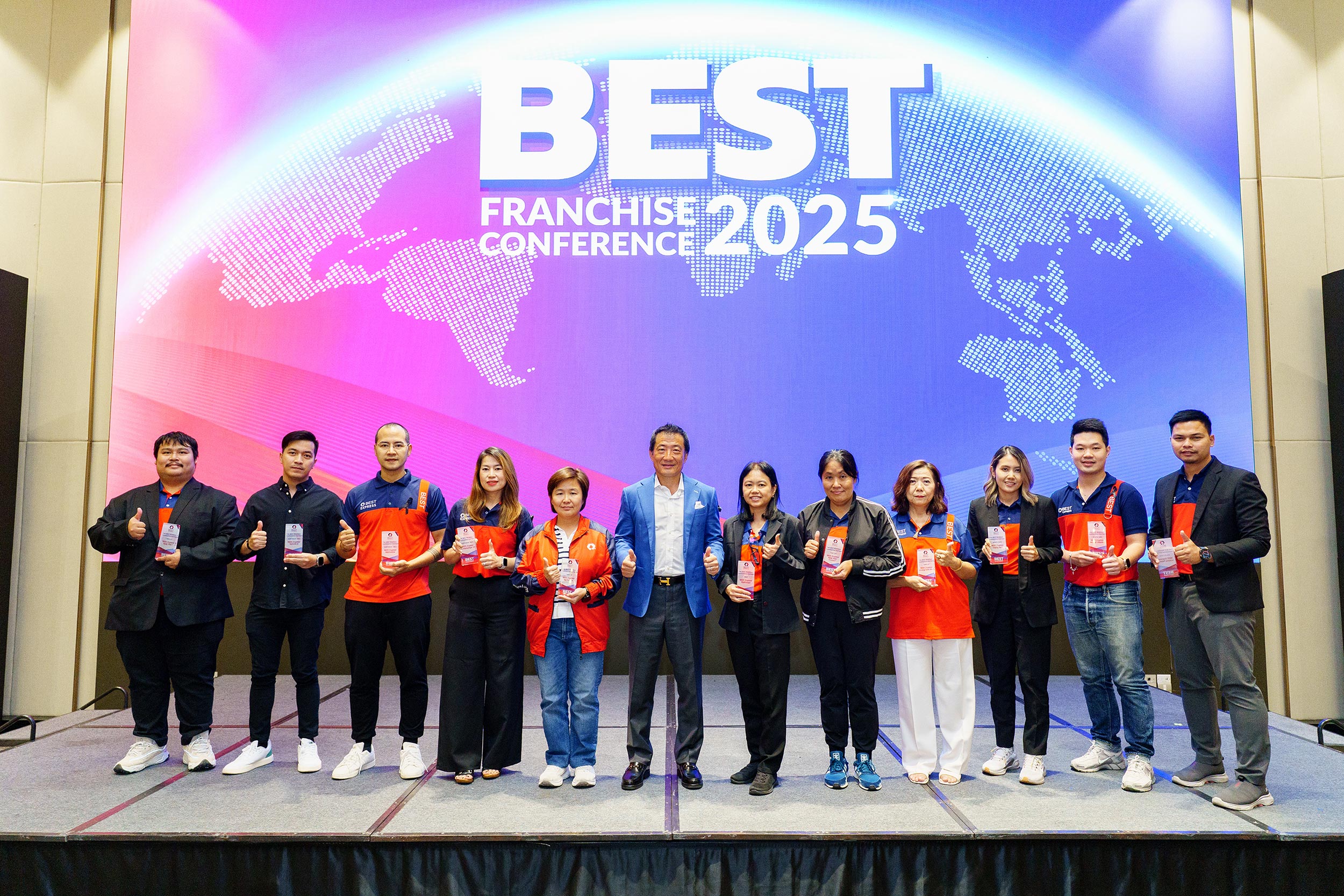 BEST Express จัดประชุมใหญ่แฟรนไชส์ประจำปี 2568 พร้อมเดินหน้าขับเคลื่อนเครือข่ายแฟรนไชส์ขนส่งพัสดุสู่ความยั่งยืน