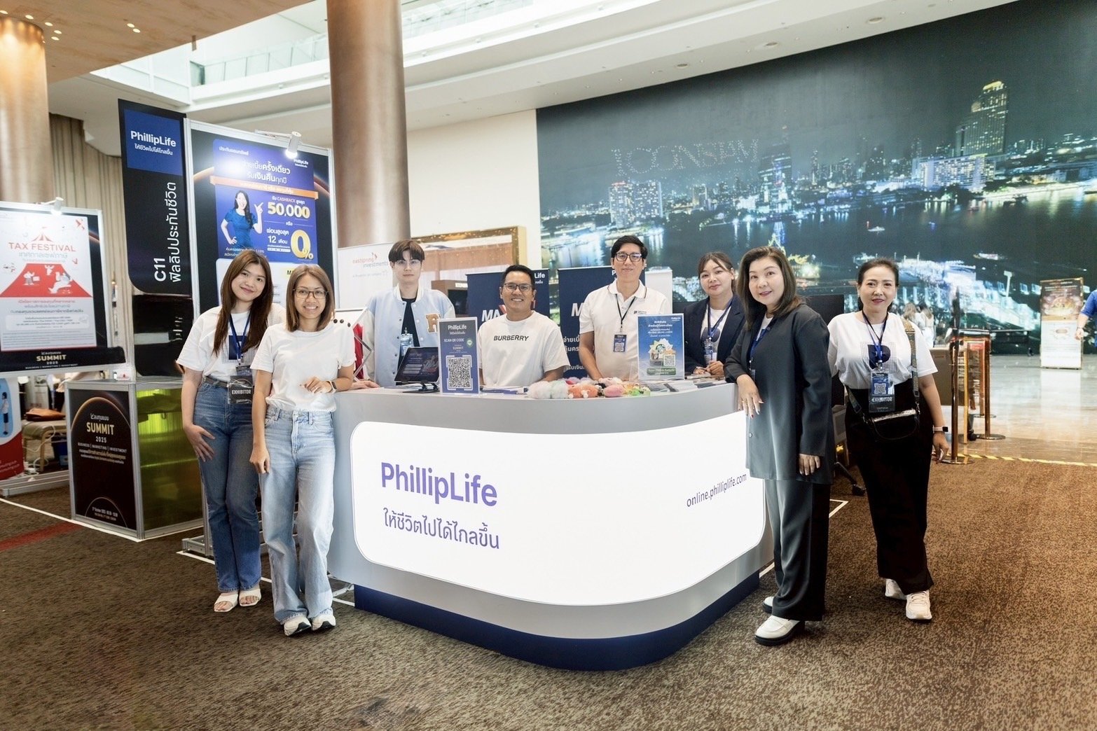 ฟิลลิปประกันชีวิต ร่วมงาน “ลงทุนแมน SUMMIT 2025” เปิดเวทีสู่การวางแผนและการประกันชีวิตแบบครบวงจร