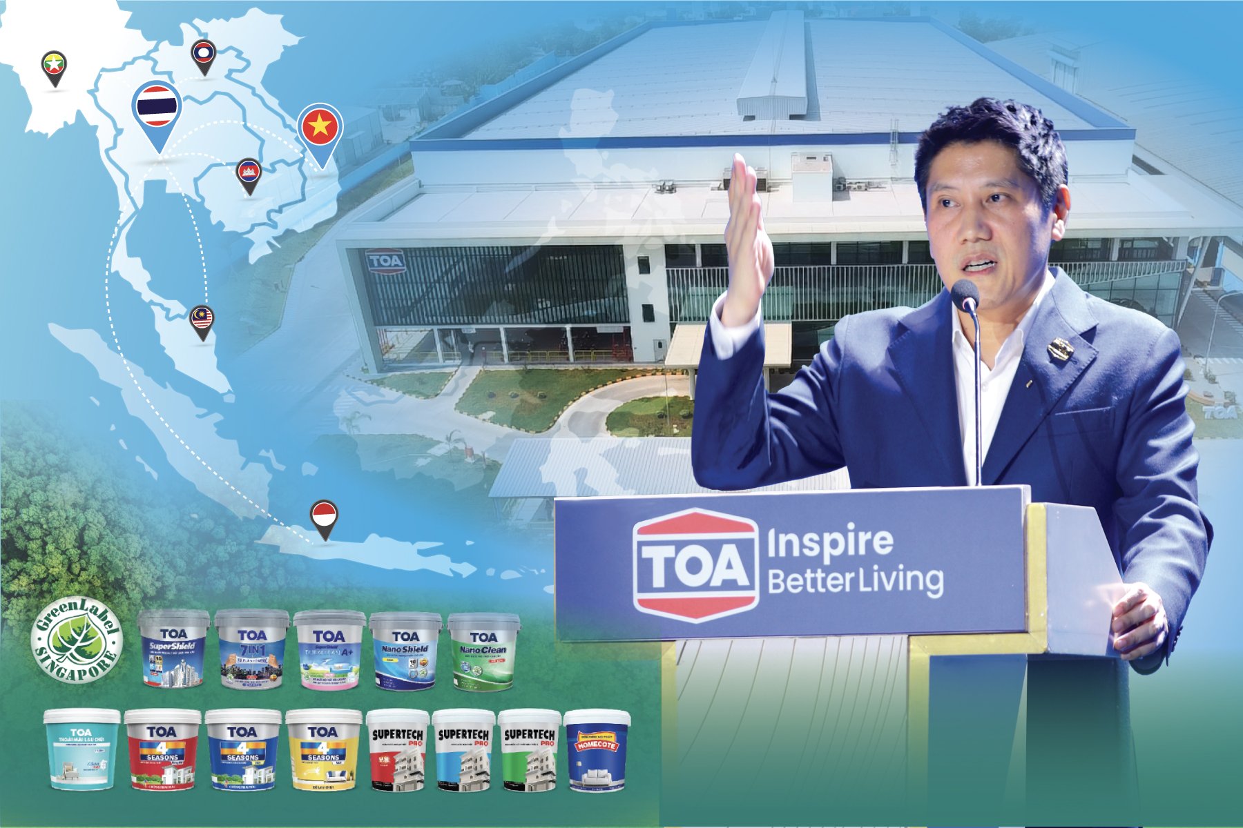 TOA Vietnam ฉลองความสำเร็จครบรอบ 30 ปี เปิดวิสัยทัศน์เพื่อการเติบโตอย่างแข็งแกร่ง