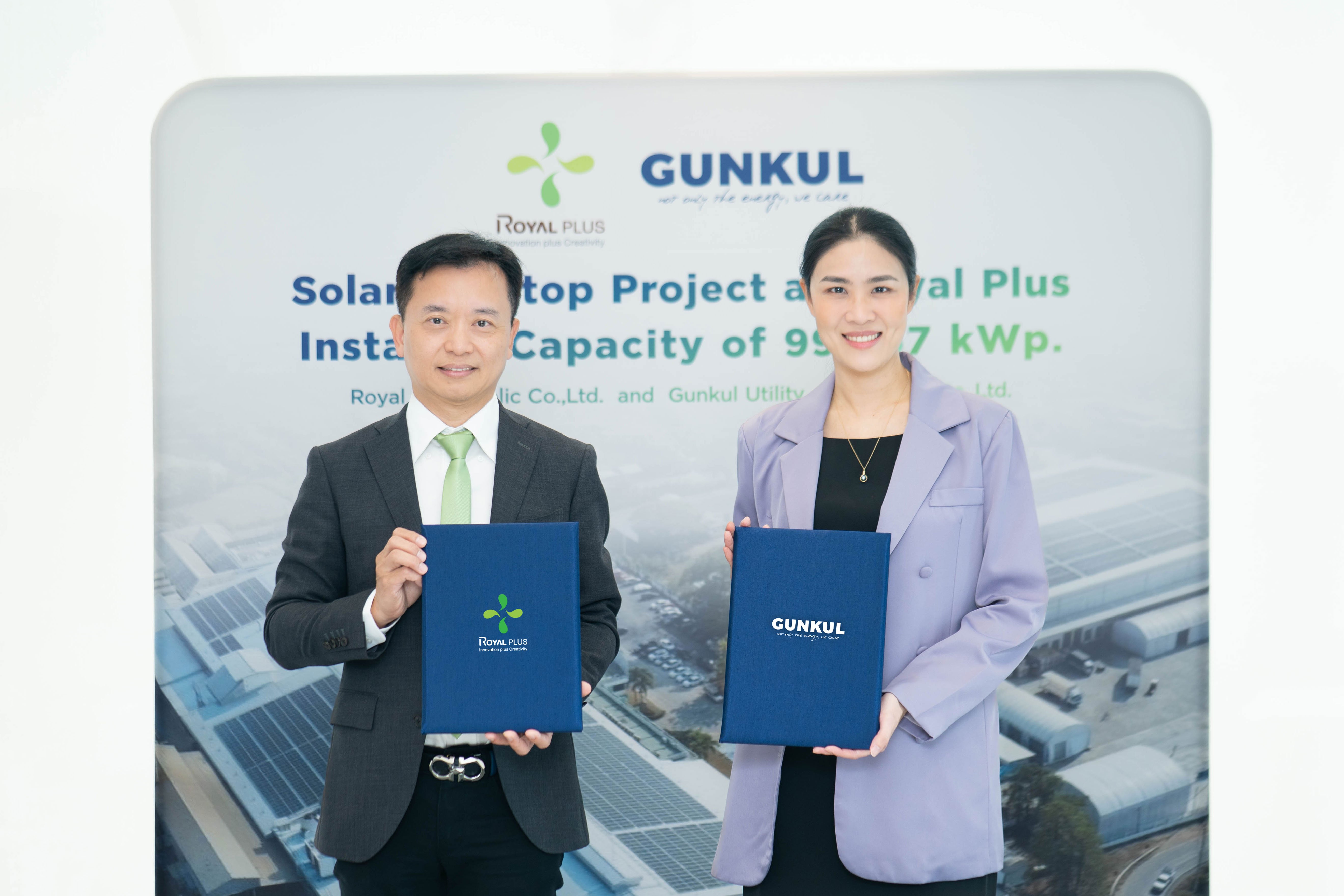 PLUS จับมือ GUNKUL เดินหน้า Solar Rooftop 1 เมกะวัตต์  ดันอุตสาหกรรมเครื่องดื่มไทยสู่ Net Zero อย่างเป็นรูปธรรม