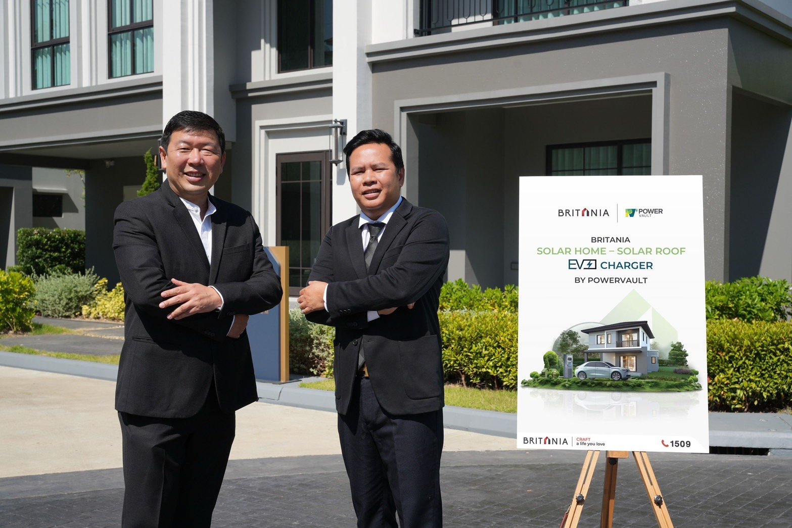 บริทาเนีย ร่วมมือ พาวเวอร์วอลท์ เดินหน้าโครงการ “Britania Solar Home – Solar Roof & EV Charger by PowerVault”
