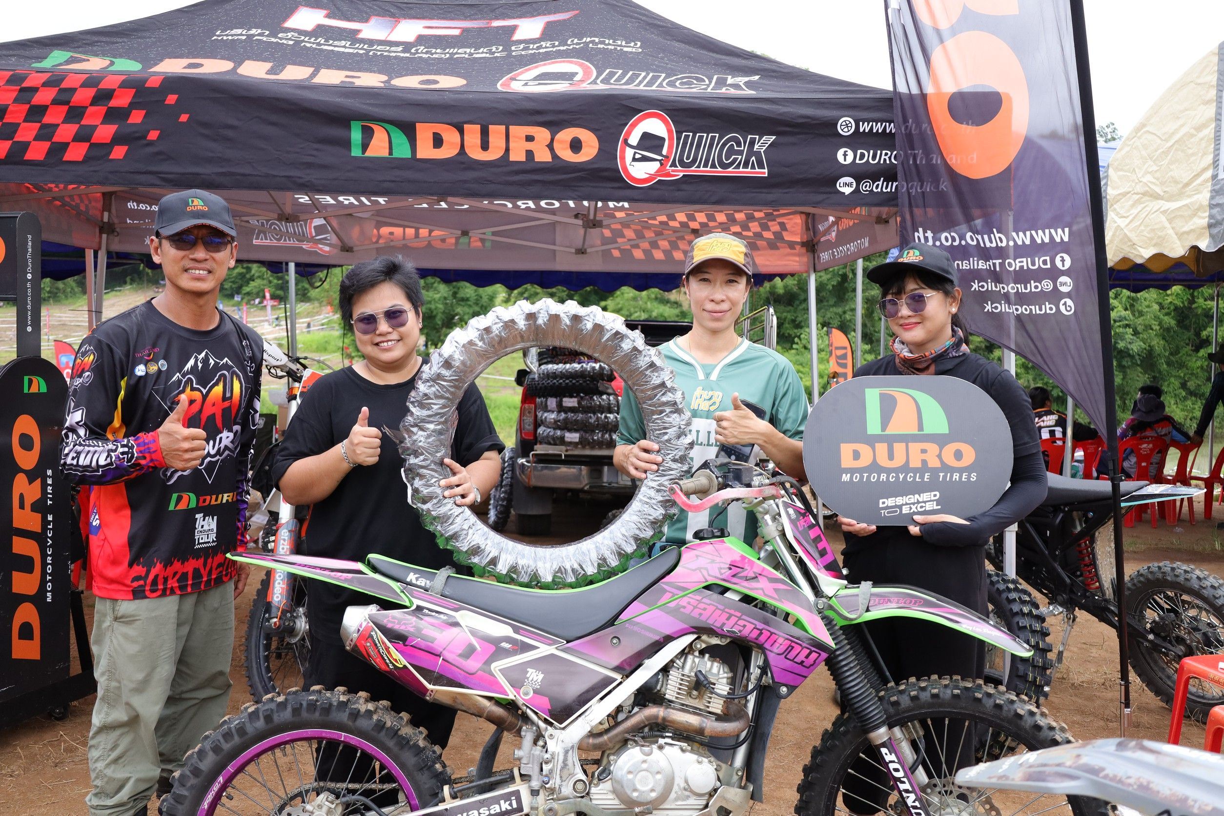HFT ตอกย้ำผู้นำยางสายลุย หนุนงานแข่งขัน Pai Enduro 2025