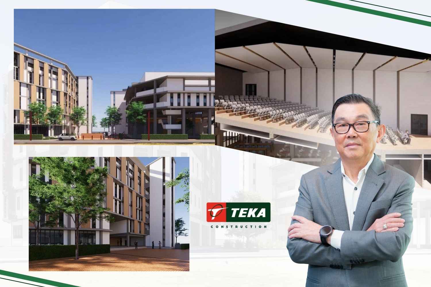 TEKA เดินหน้า Turnkey Project เสริมแกร่งธุรกิจสู่ผู้รับเหมาก่อสร้างแบบครบวงจร  Design & Build ลุยโครงการ “Raffles American School” เพื่อขยายตลาด International School