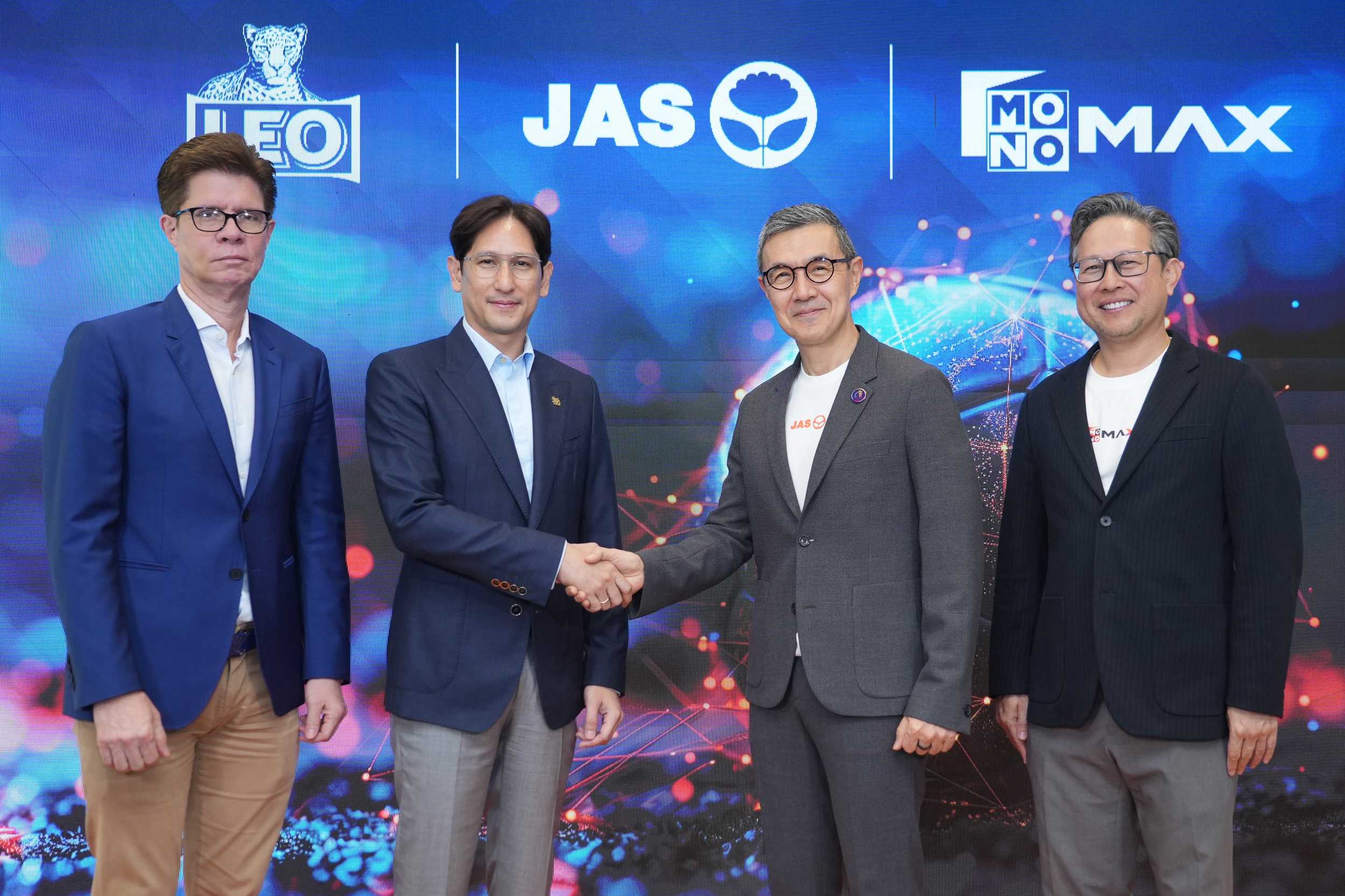“JAS” เสริมแกร่งผนึกพลัง “ลีโอ”  เป็นผู้สนับสนุนหลักการถ่ายทอดสด “พรีเมียร์ลีก-เอฟเอคัพ” พร้อมลุยกิจกรรมทั่วประเทศร่วมกับ “Monomax”