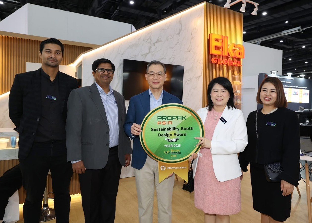“เอกา โกลบอล” คว้ารางวัล ‘Sustainability Booth Design Award’  ในงาน “ProPak Asia 2025”