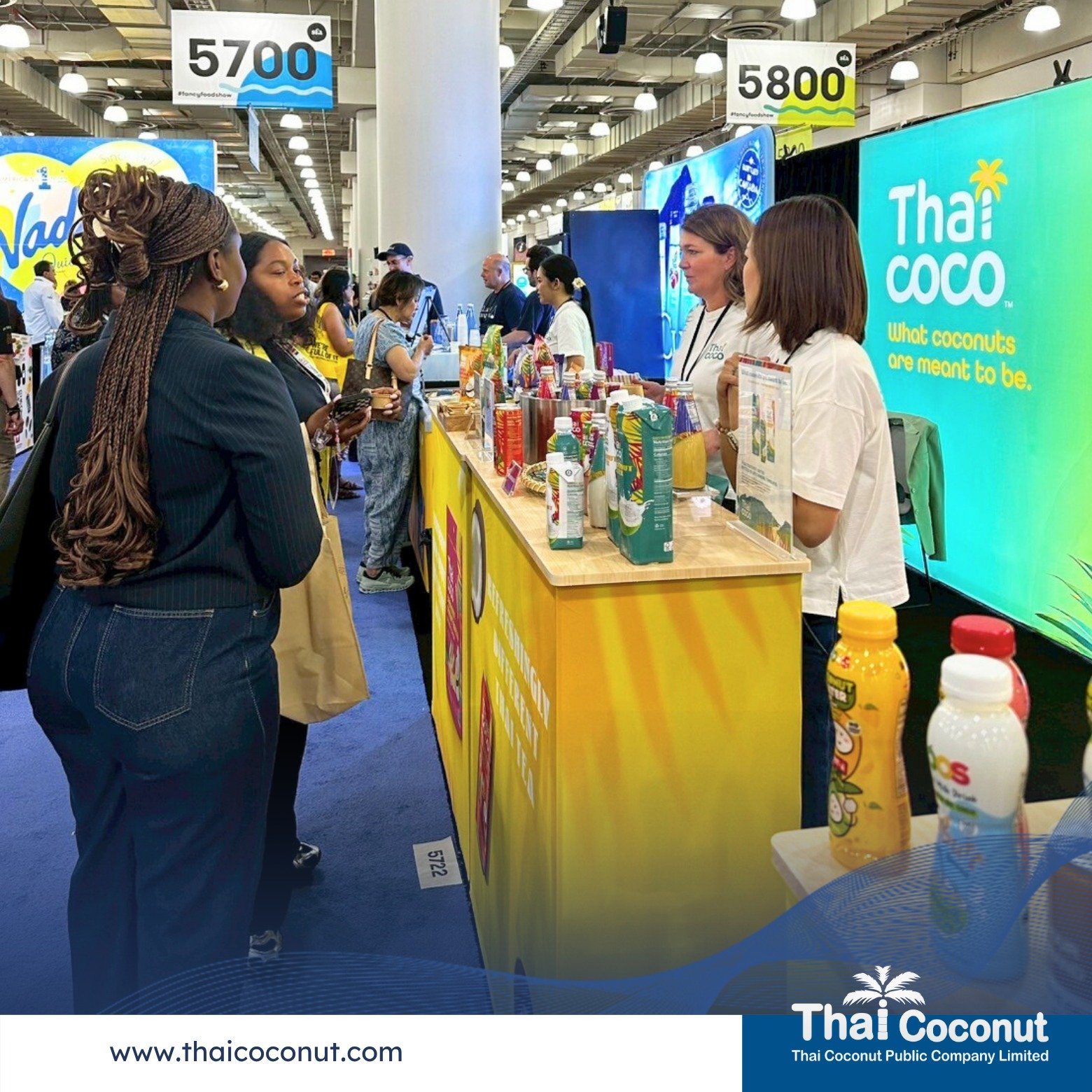 ไทย โคโคนัท “COCOCO” โชว์ศักยภาพผลิตภัณฑ์มะพร้าวไทย บุกตลาดสหรัฐฯ  ร่วมงาน Summer Fancy Food Show 2025 ที่นิวยอร์ก - กระแสตอบรับล้มหลาม