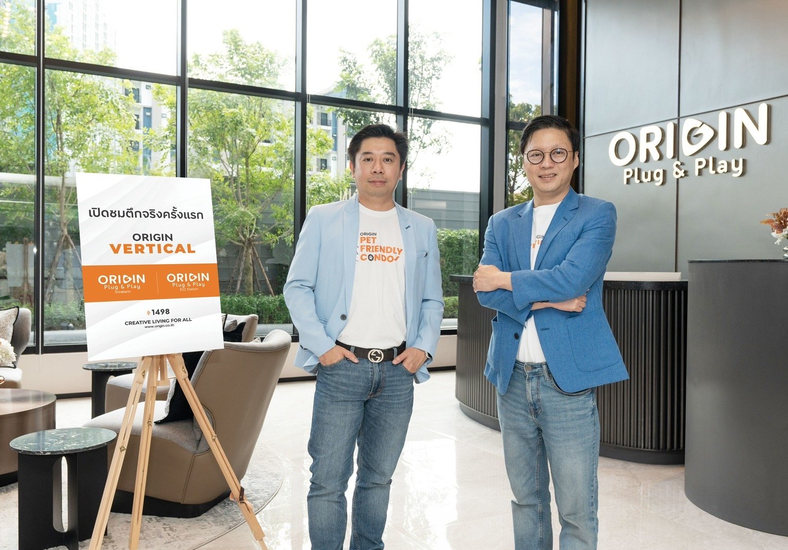 ออริจิ้น เวอร์ติเคิล เปิดชมตึกจริงครั้งแรก Origin Plug & Play E22 Station และ Origin Plug & Play Srinakarin การันตีด้วยยอดขายสูงกว่า 70%