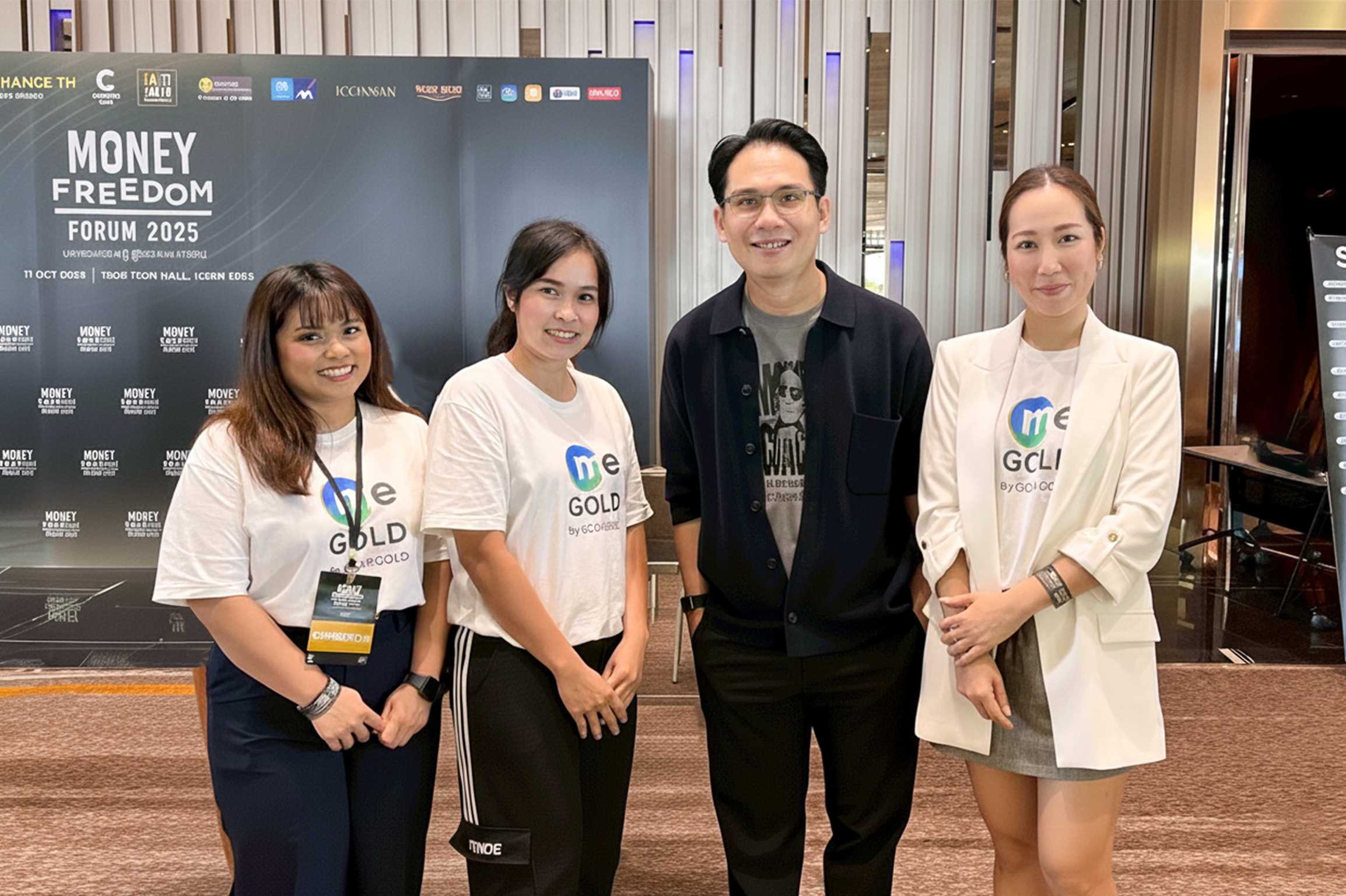 ME GOLD by GCAP GOLD X Money Freedom Forum 2025 แอปฯทอง น้องใหม่ “ซื้อ-ขาย-ออมทองง่าย เริ่มต้นแค่ 100 บาท”