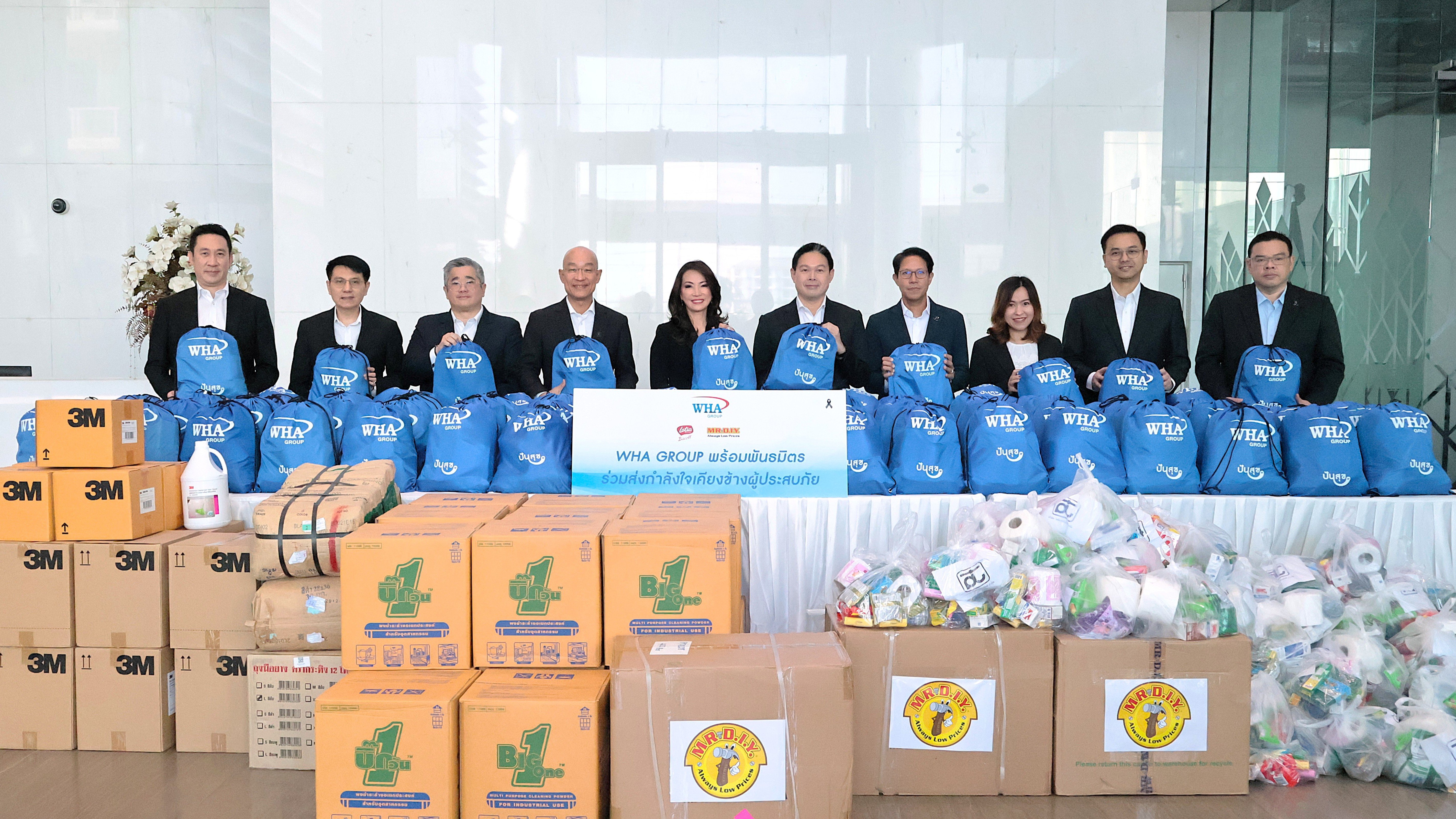 WHA Group ผนึกกำลังพันธมิตร ขับเคลื่อนความช่วยเหลือผู้ประสบอุทกภัยภาคใต้ ส่งต่อความห่วงใยสู่สังคม