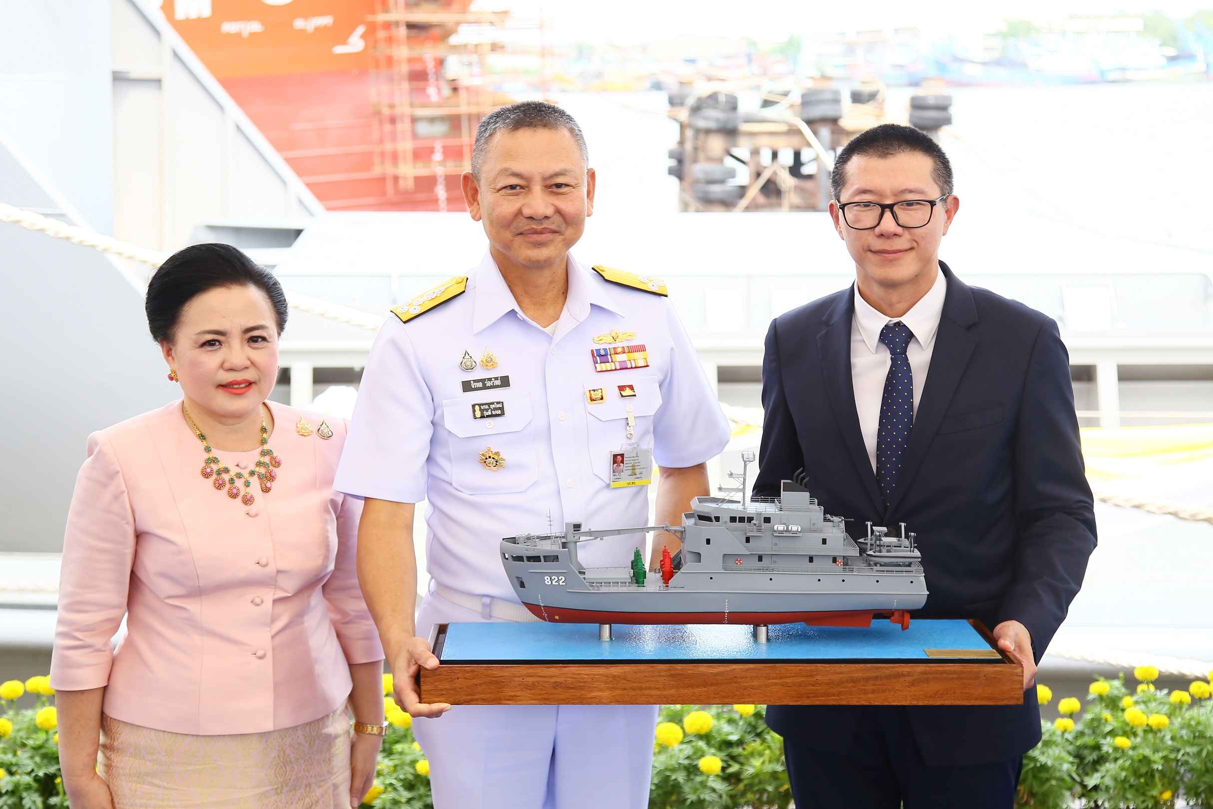 ASIMAR ส่งมอบเรือปฏิบัติการอุทกศาสตร์ลำใหม่ มูลค่า 885 ลบ. เสริมศักยภาพกองทัพเรือไทย