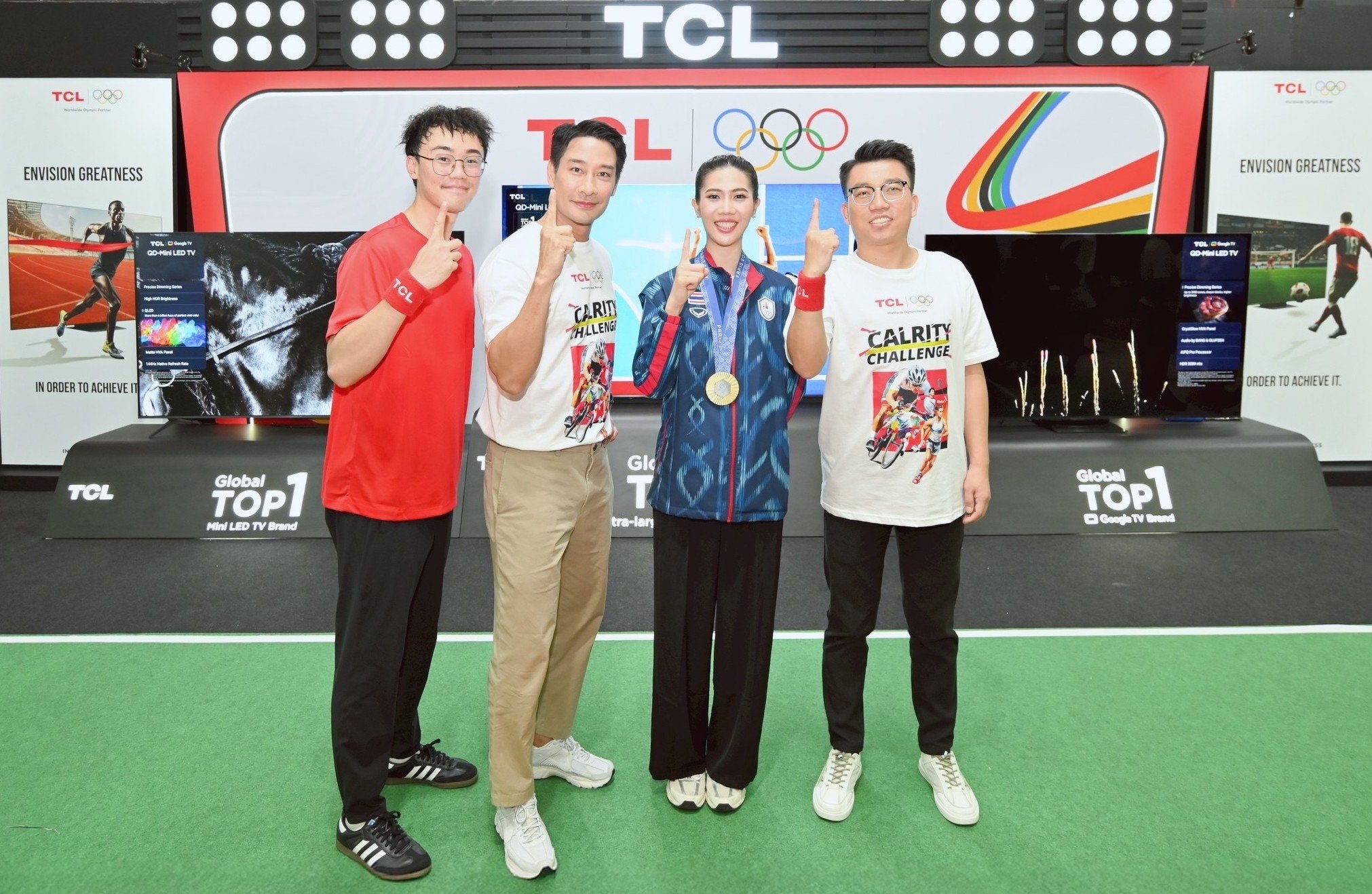 TCL ฉลองวันโอลิมปิกสากล เปิดแคมเปญ “CALRITY CHALLENGE  เบิร์นเพื่อแบ่งปัน พลังเพื่อสังคม”
