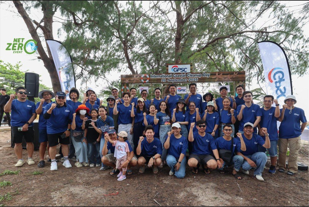 GPSC รวมพลังจิตอาสาเก็บขยะชายหาด วันอนุรักษ์ชายฝั่งสากล เดินหน้าสู่เป้าหมาย Net Zero   