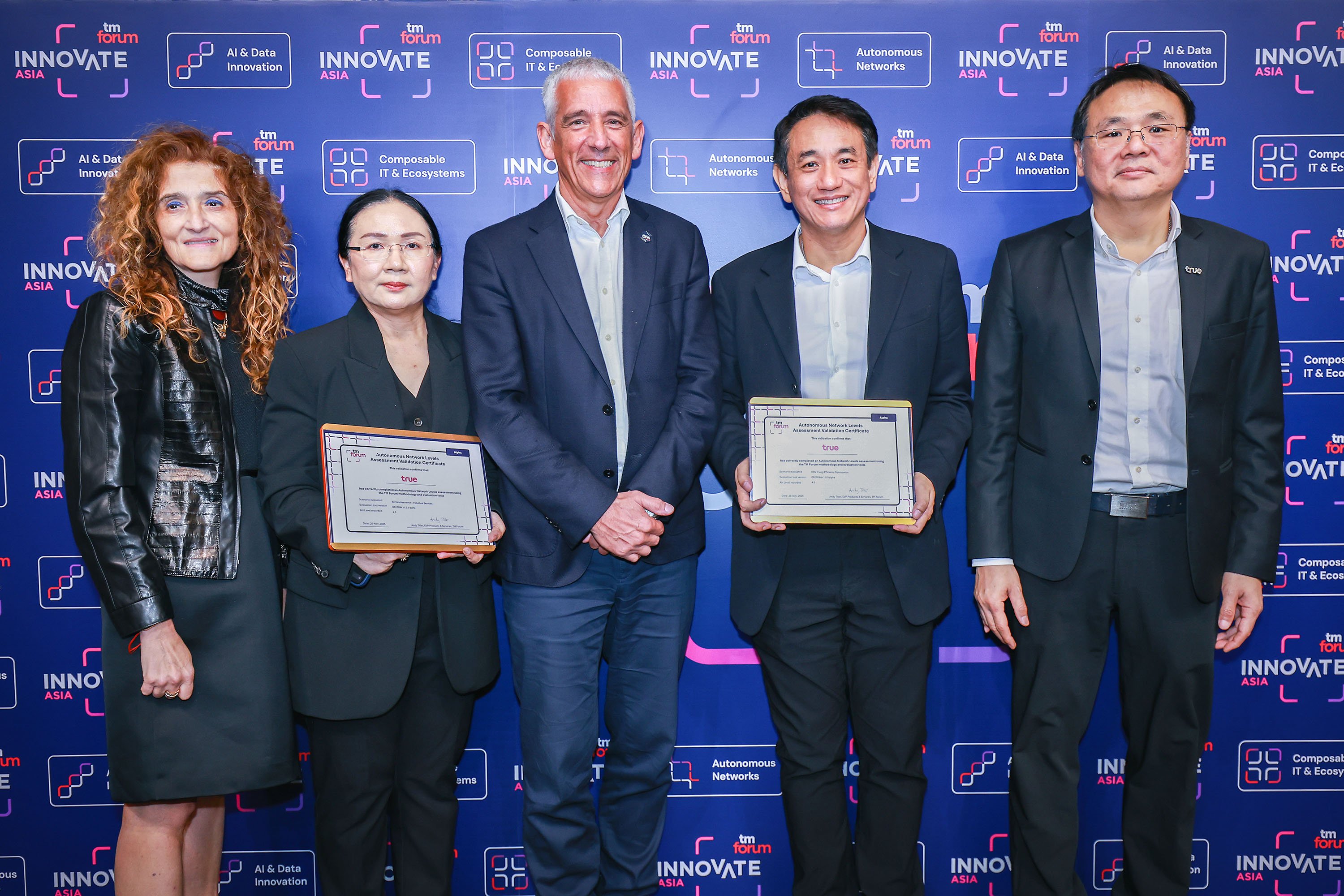 ทรู คอร์ปอเรชั่น รายแรกคว้าการรับรองระดับโลก 2 รายการจาก TM Forum Level เพิ่มประสิทธิภาพการใช้งานมือถือของลูกค้า