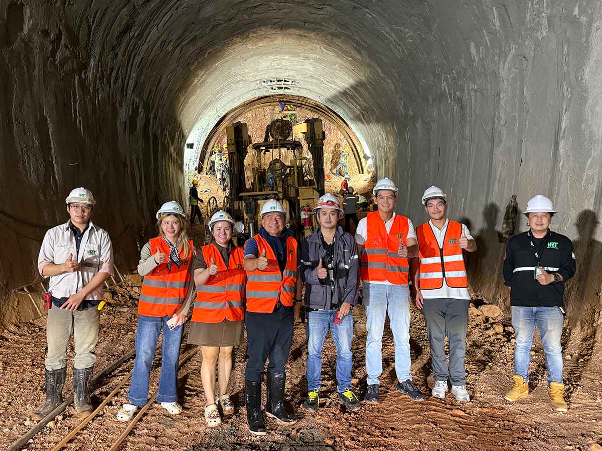 RT ต้อนรับ APM เยี่ยมชมโครงการรถไฟทางคู่  สายเด่นชัย-เชียงราย-เชียงของ ช่วงอุโมงค์แม่กา จ.พะเยา