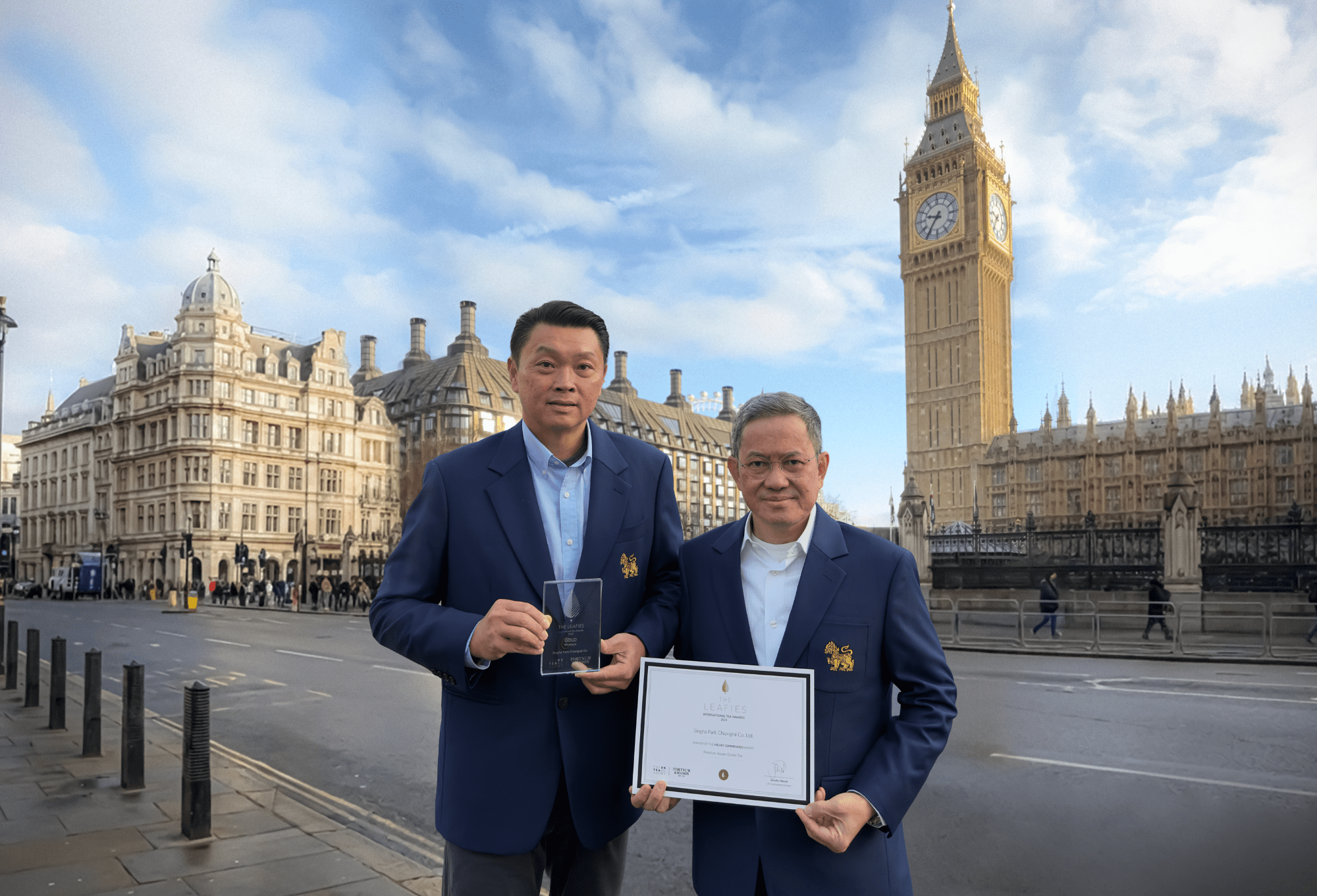 “ชาสิงห์ปาร์ค เชียงราย” คว้า 2 รางวัลใหญ่เวทีชาโลก ประเทศอังกฤษ